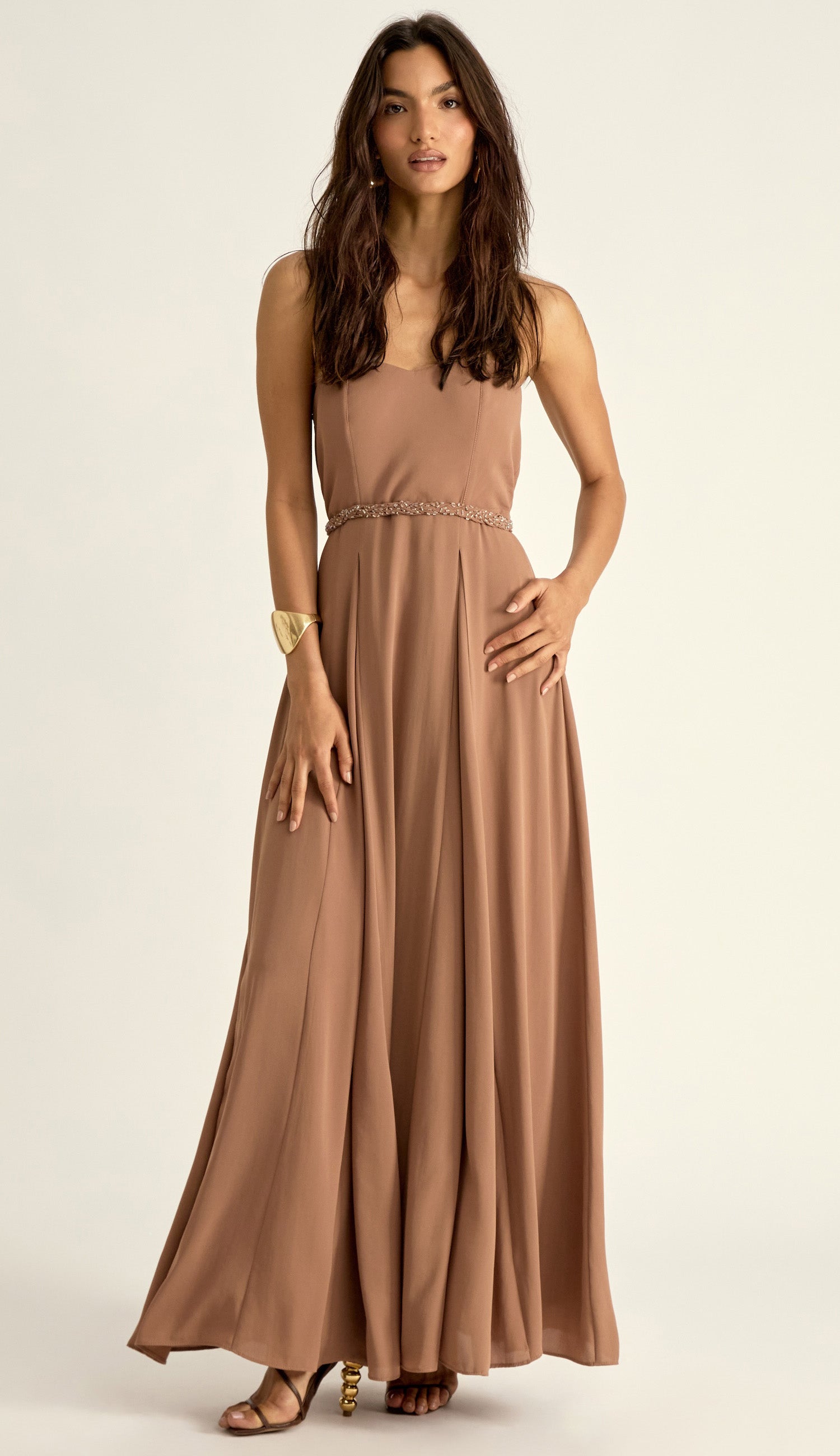 Vestido Lidia Mocha