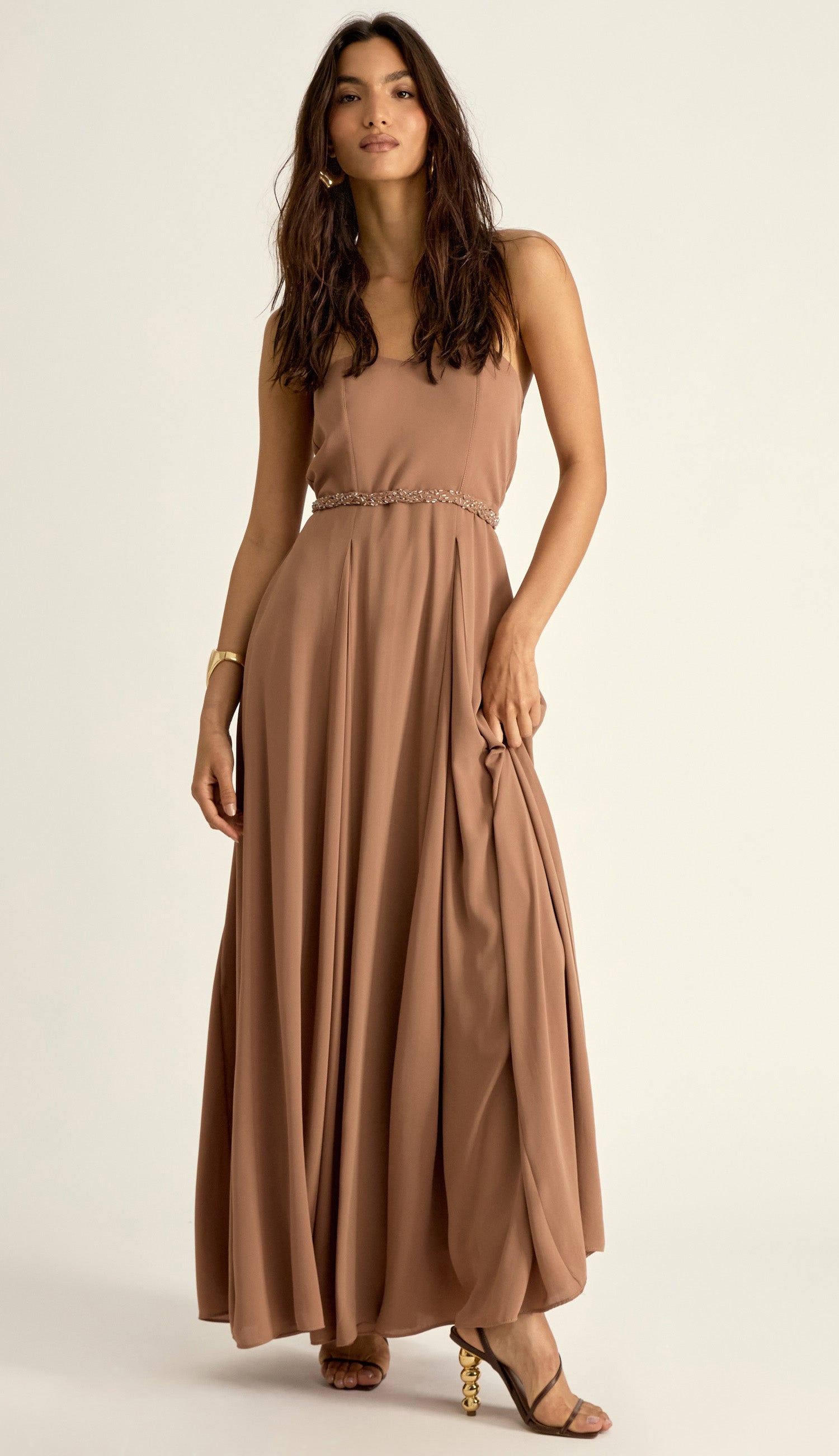 Vestido Lidia Mocha