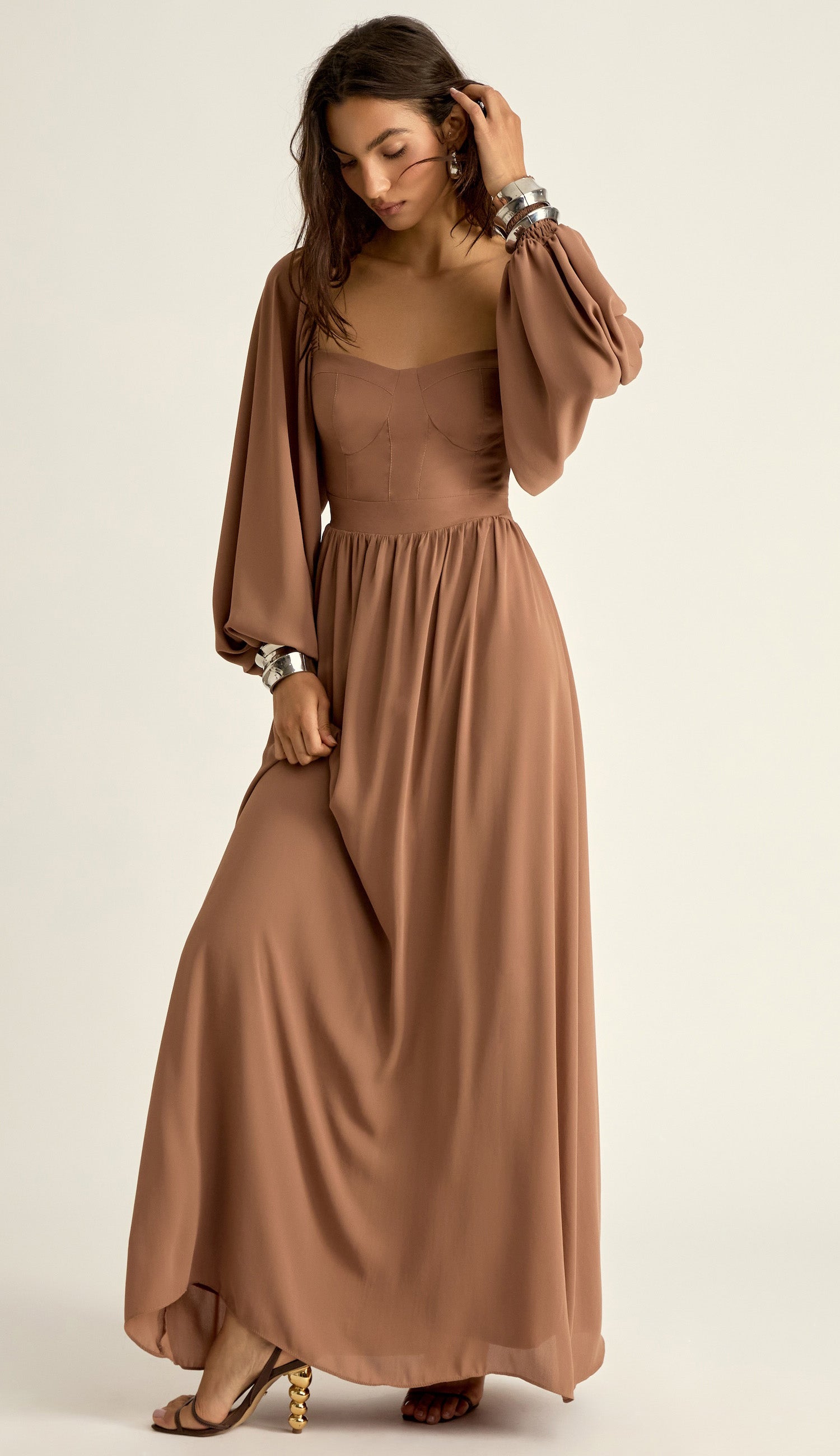 Vestido Lily Mocha