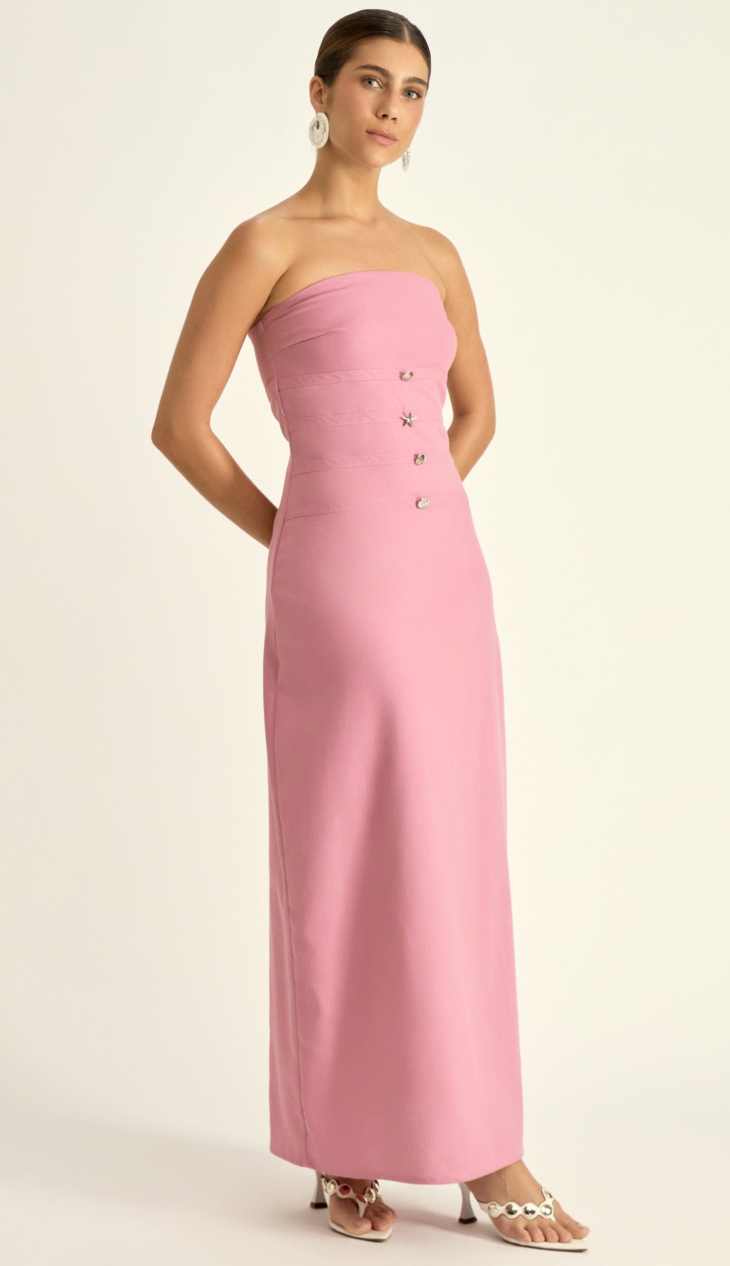 Vestido Milena Rosa