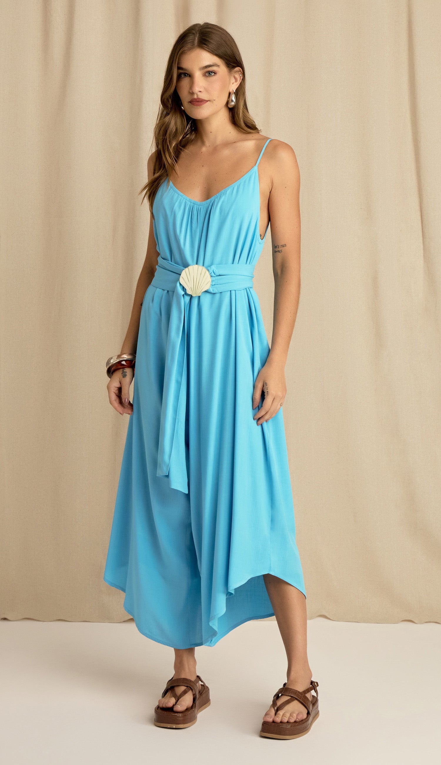 Macacão Maitê Azul