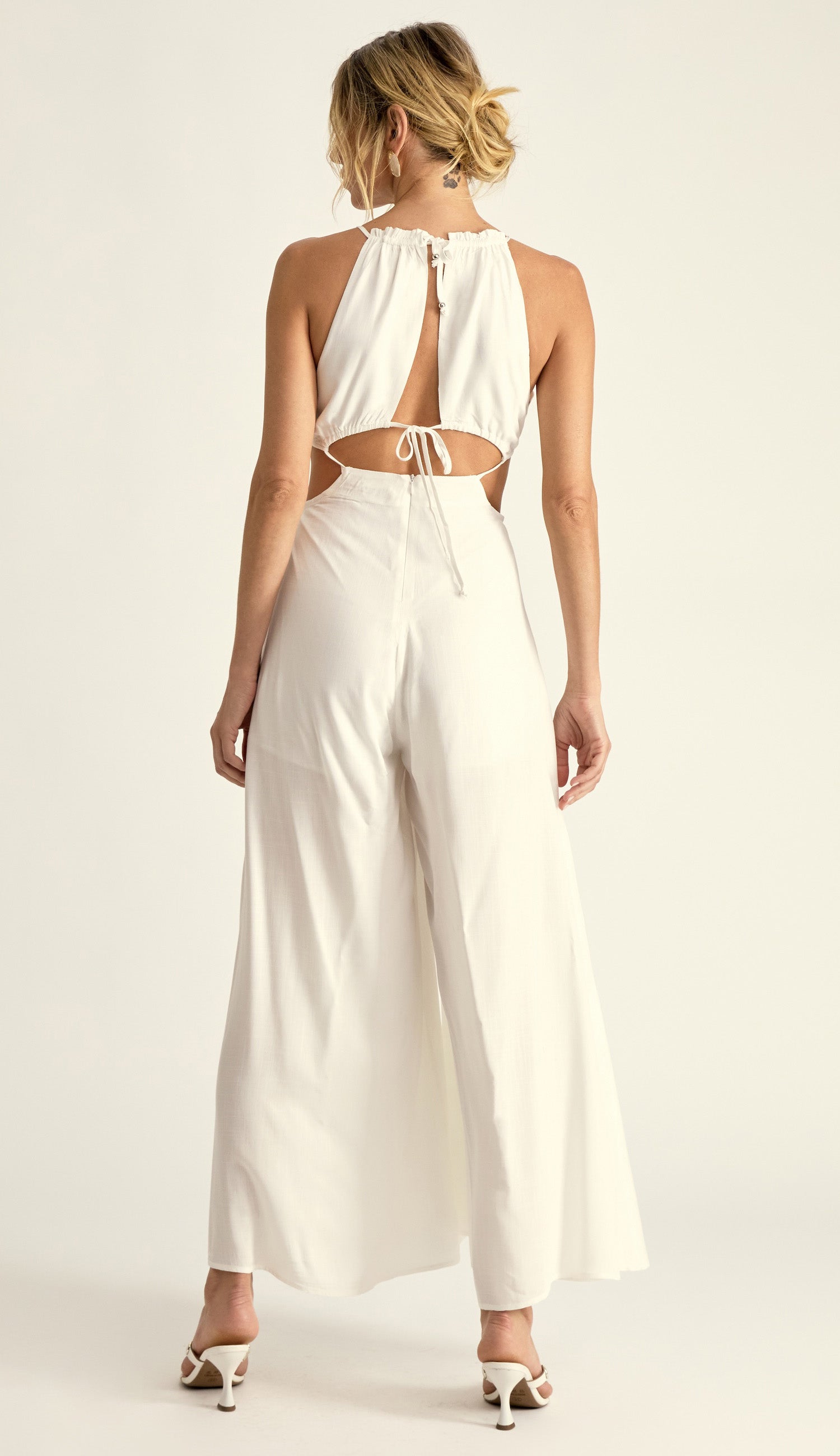 Macacão Estrela Off White