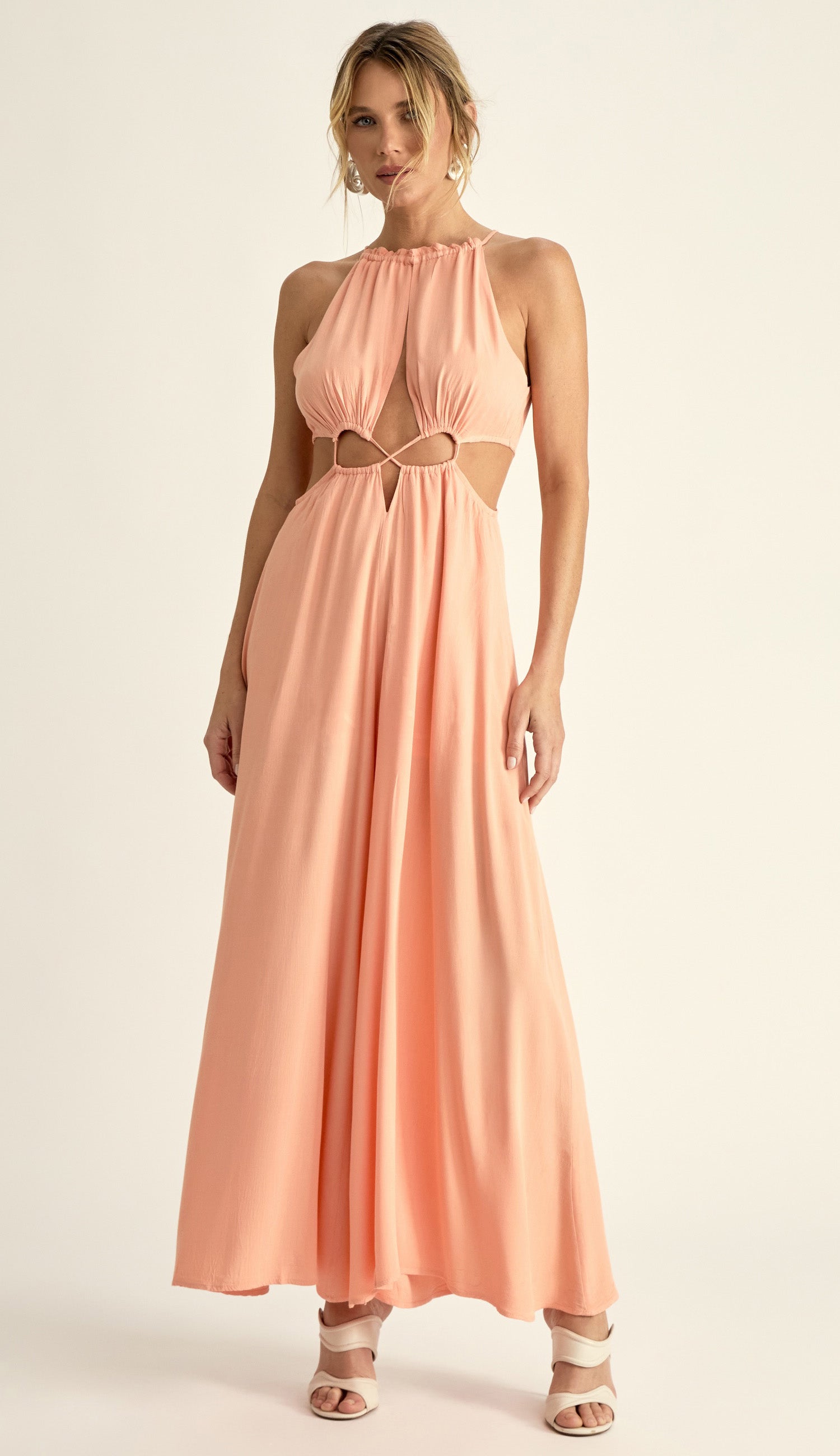 Macacão Estrela Pêssego