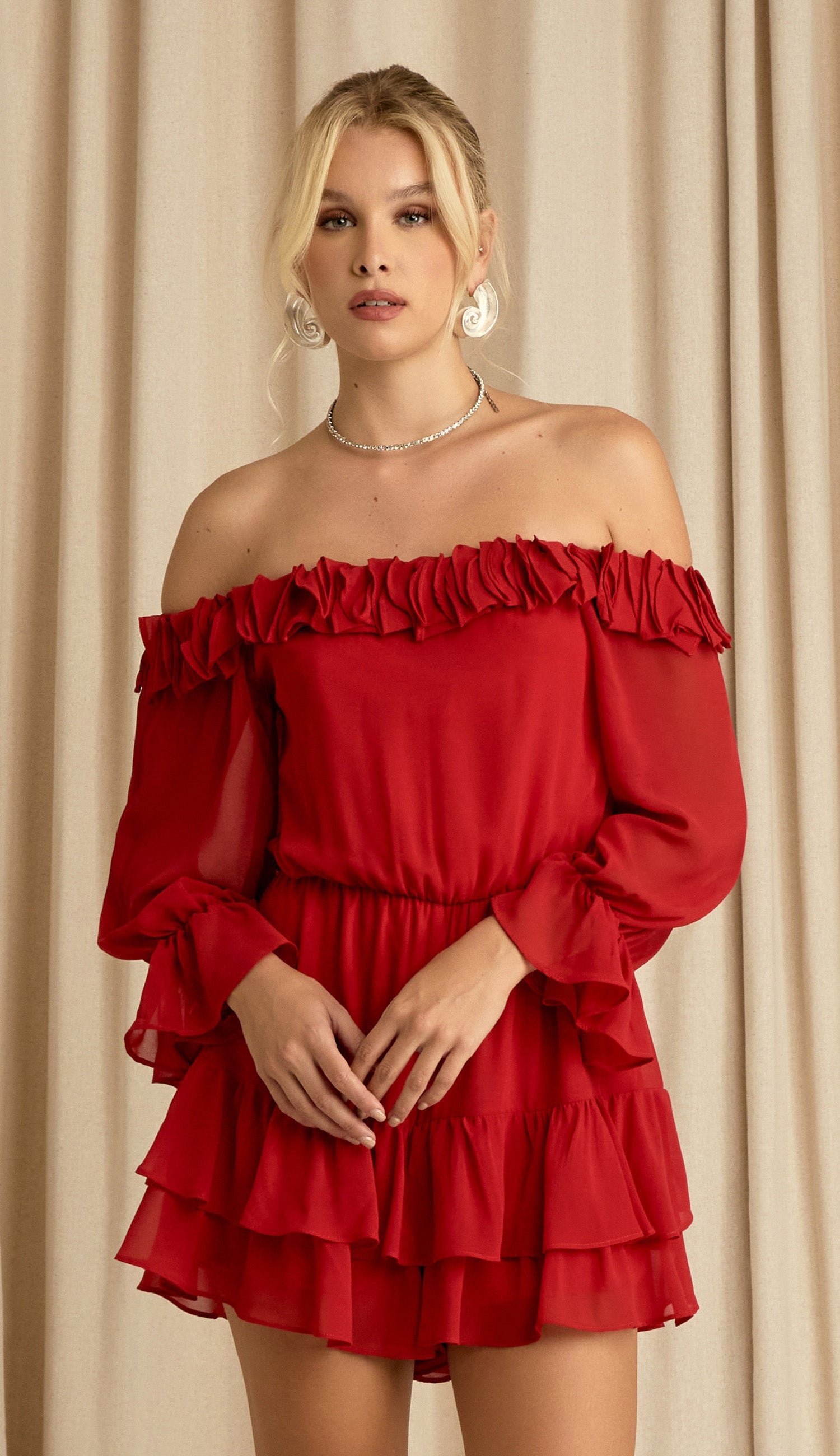 Macaquinho Normandia Cereja