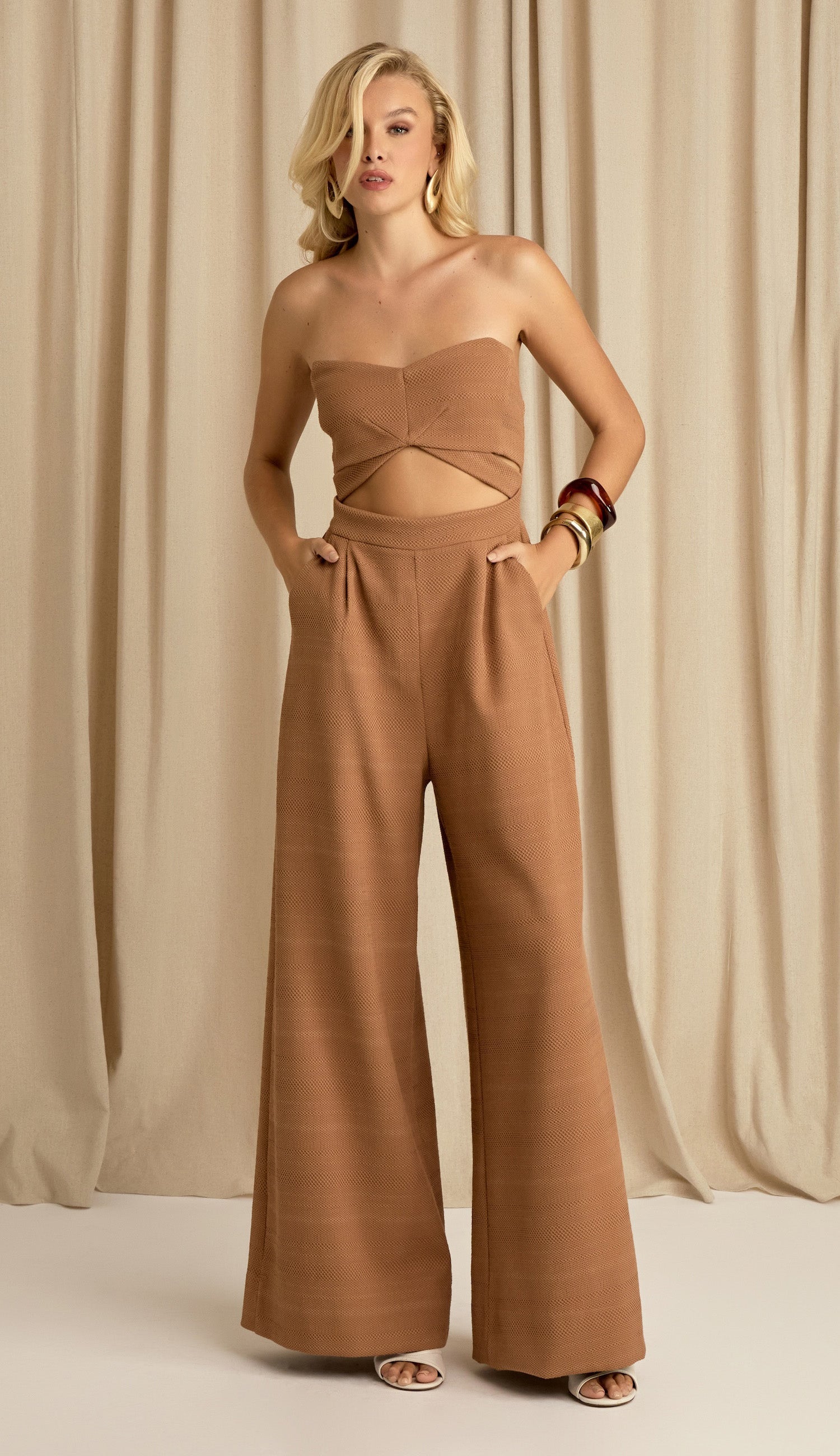 Macacão Vitória Mocha