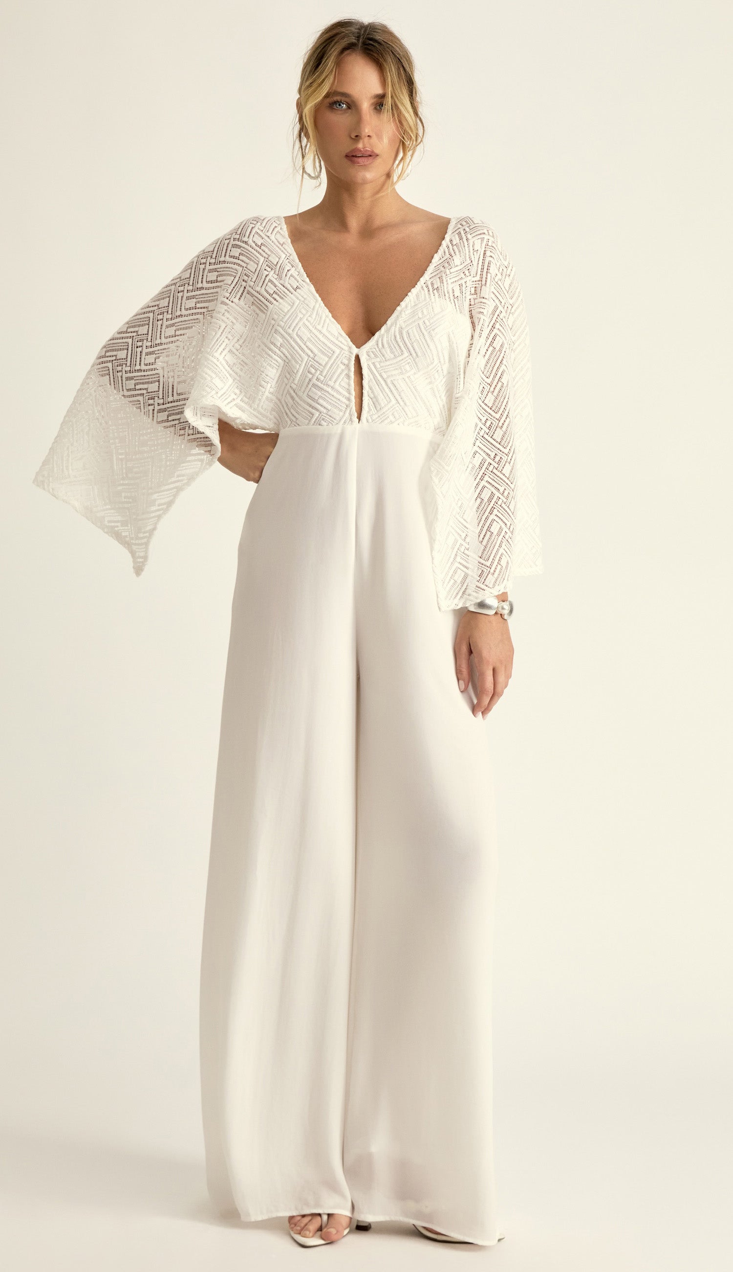 Macacão Brenda Off White