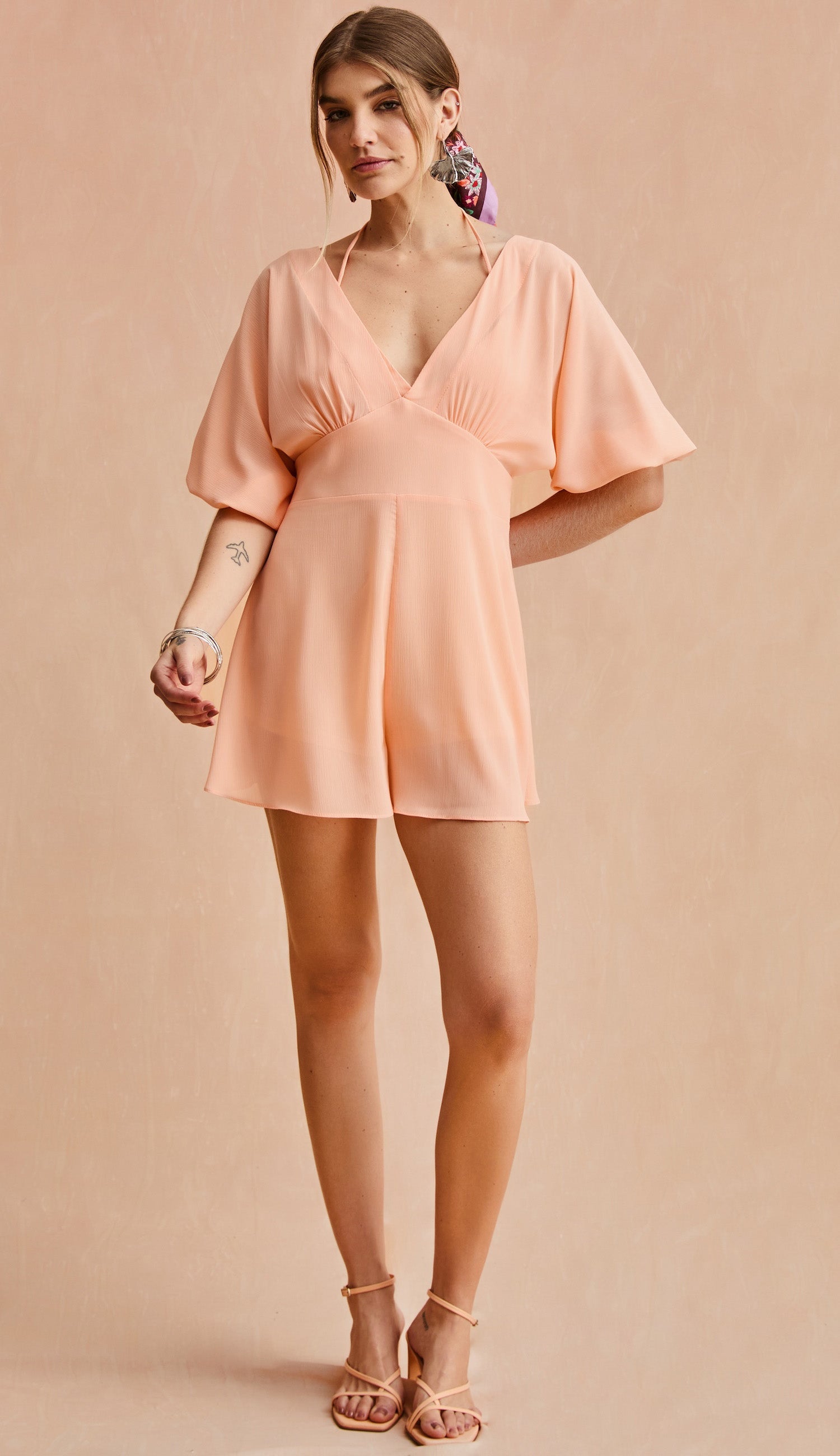 Macaquinho Alessa Pêssego