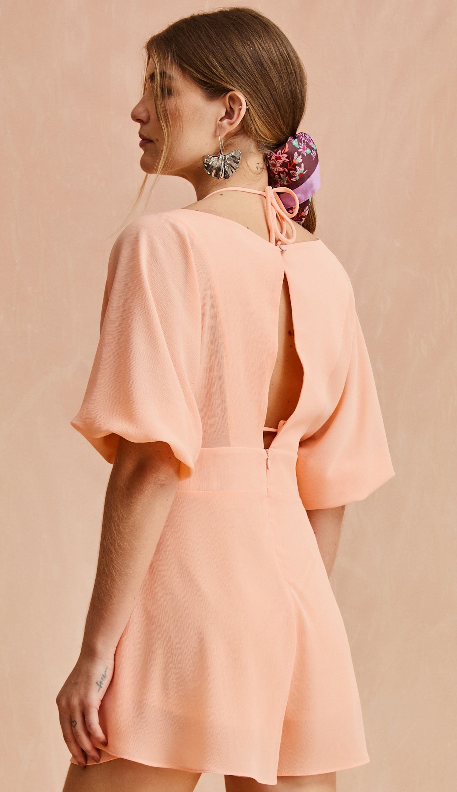 Macaquinho Alessa Pêssego