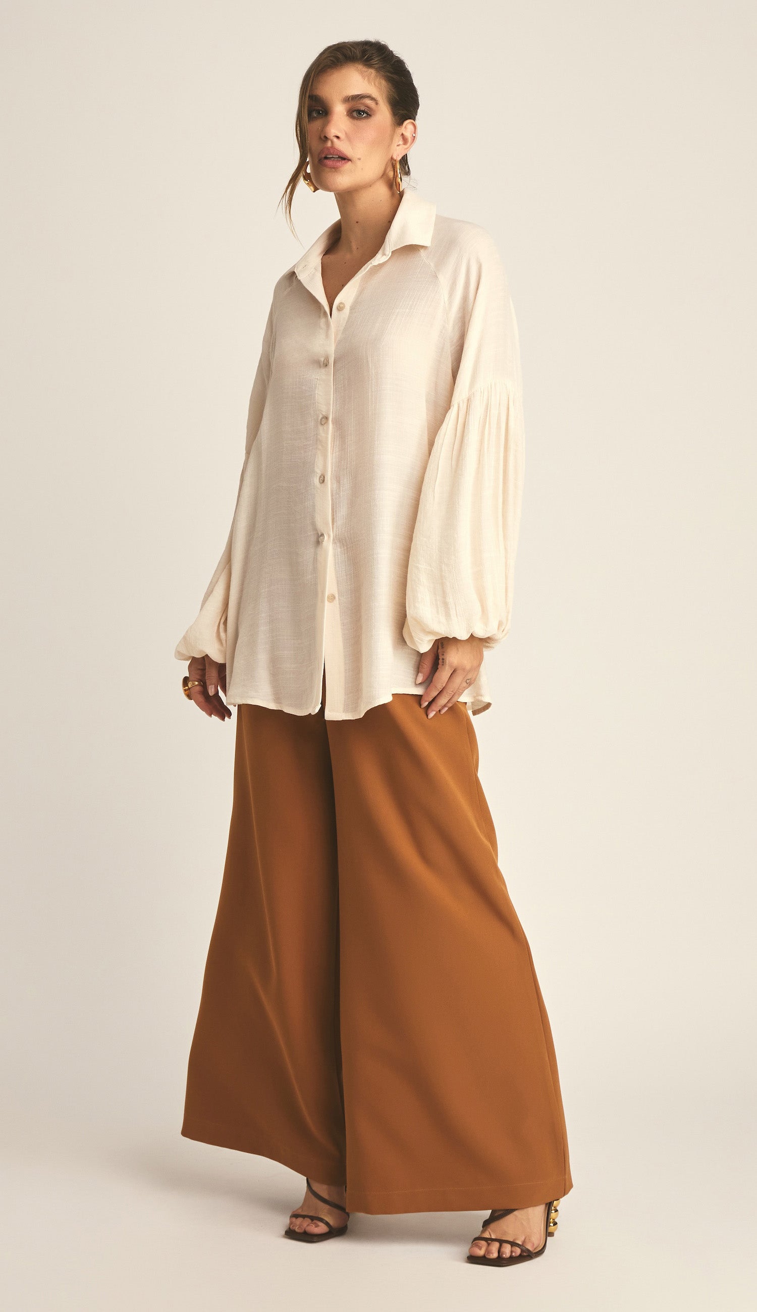 Camisa Fabienne Off White