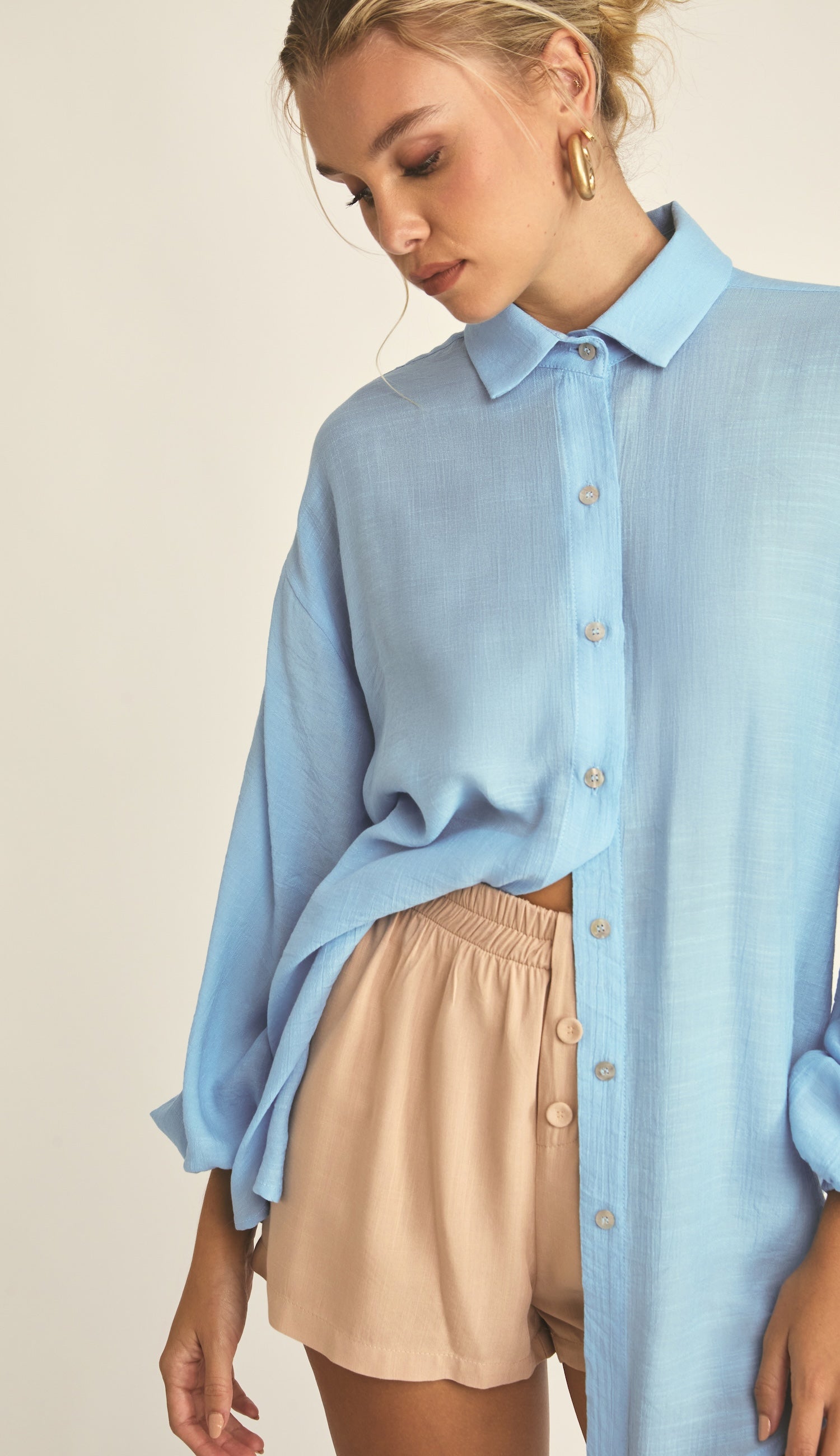 Camisa Gabrielle Azul