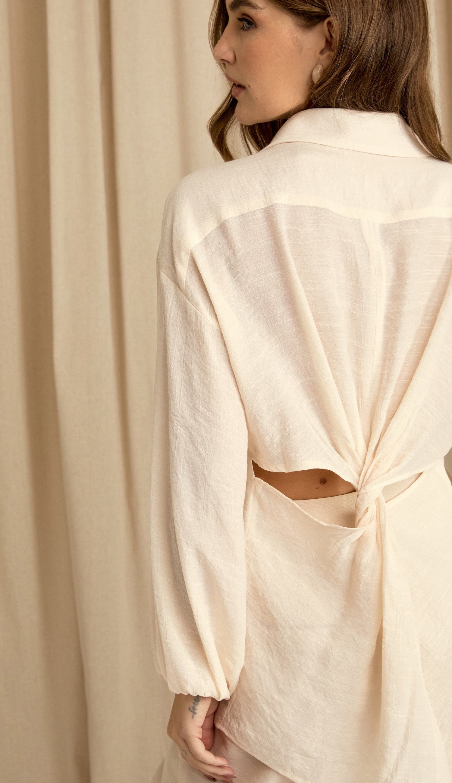 Camisa Gabrielle Off White