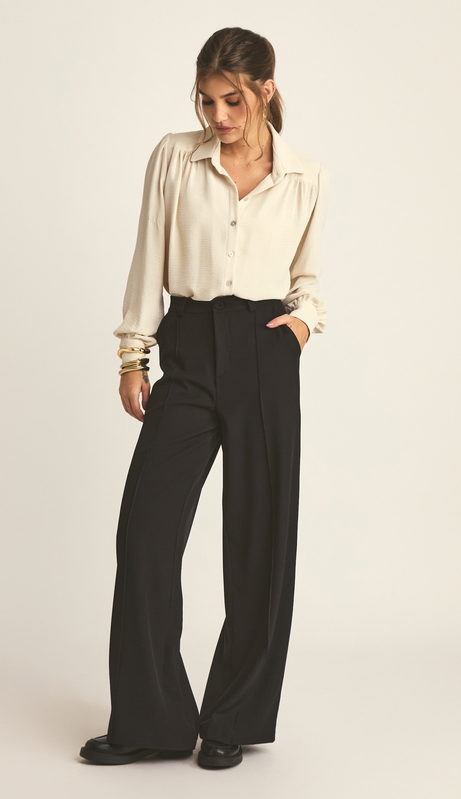 Camisa Luana Chantilly