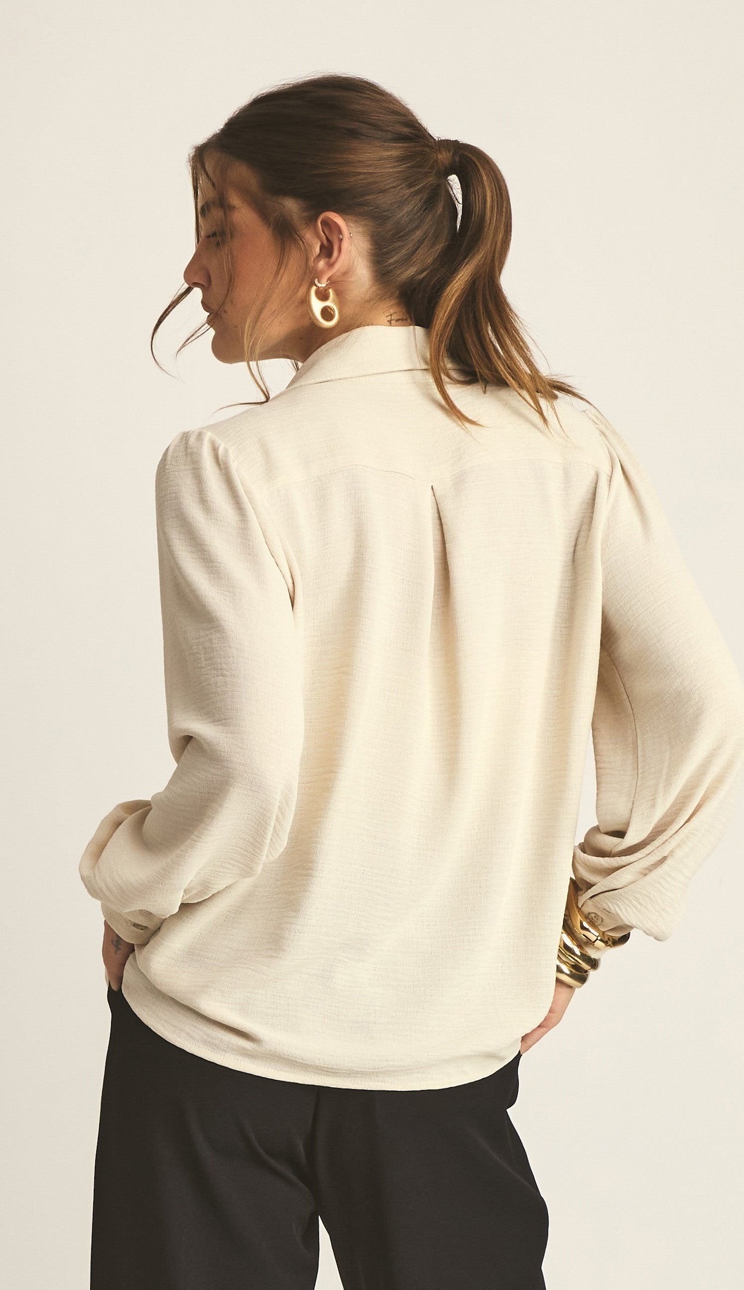 Camisa Luana Chantilly