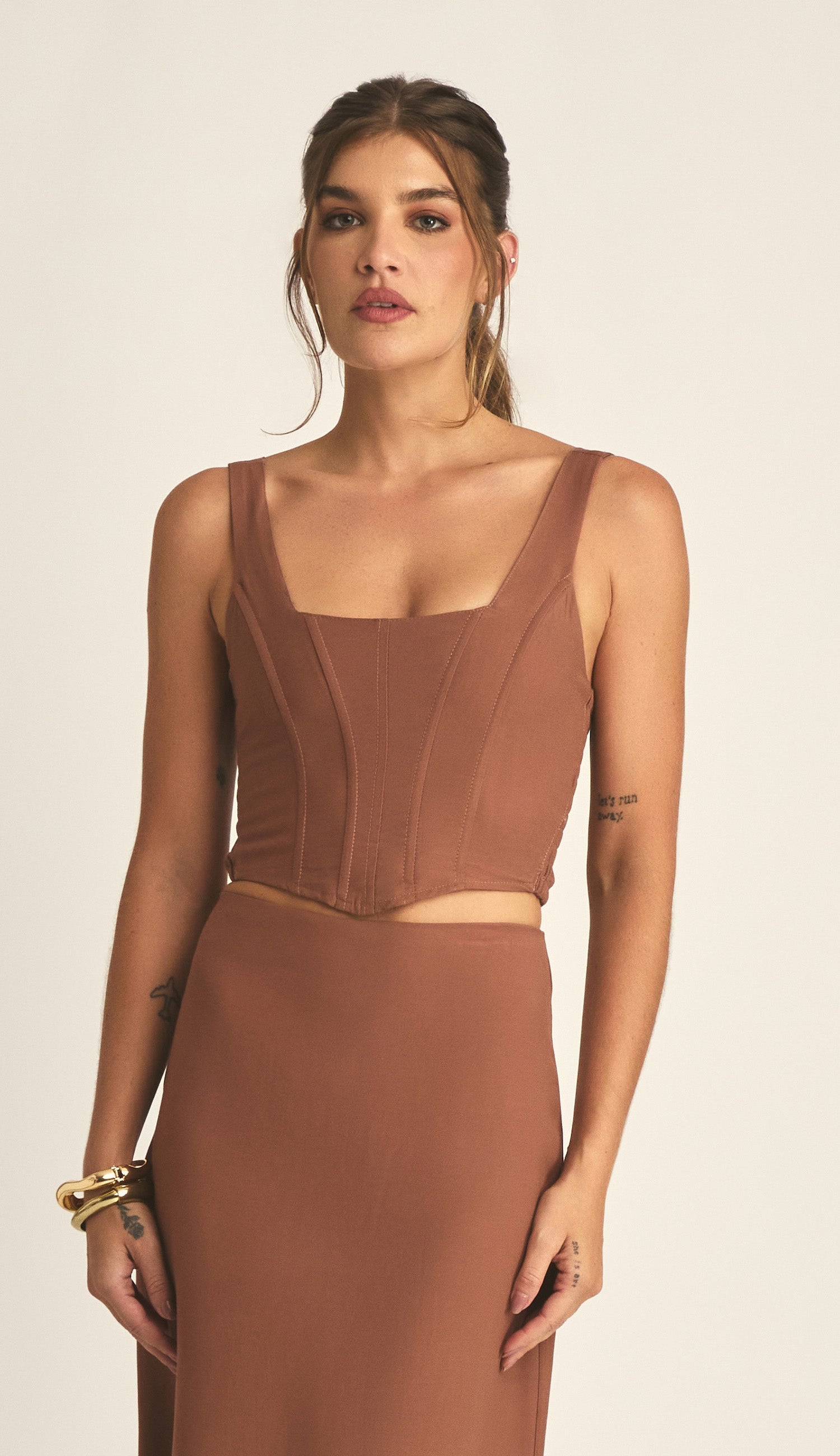 Blusa Lucia Mocha