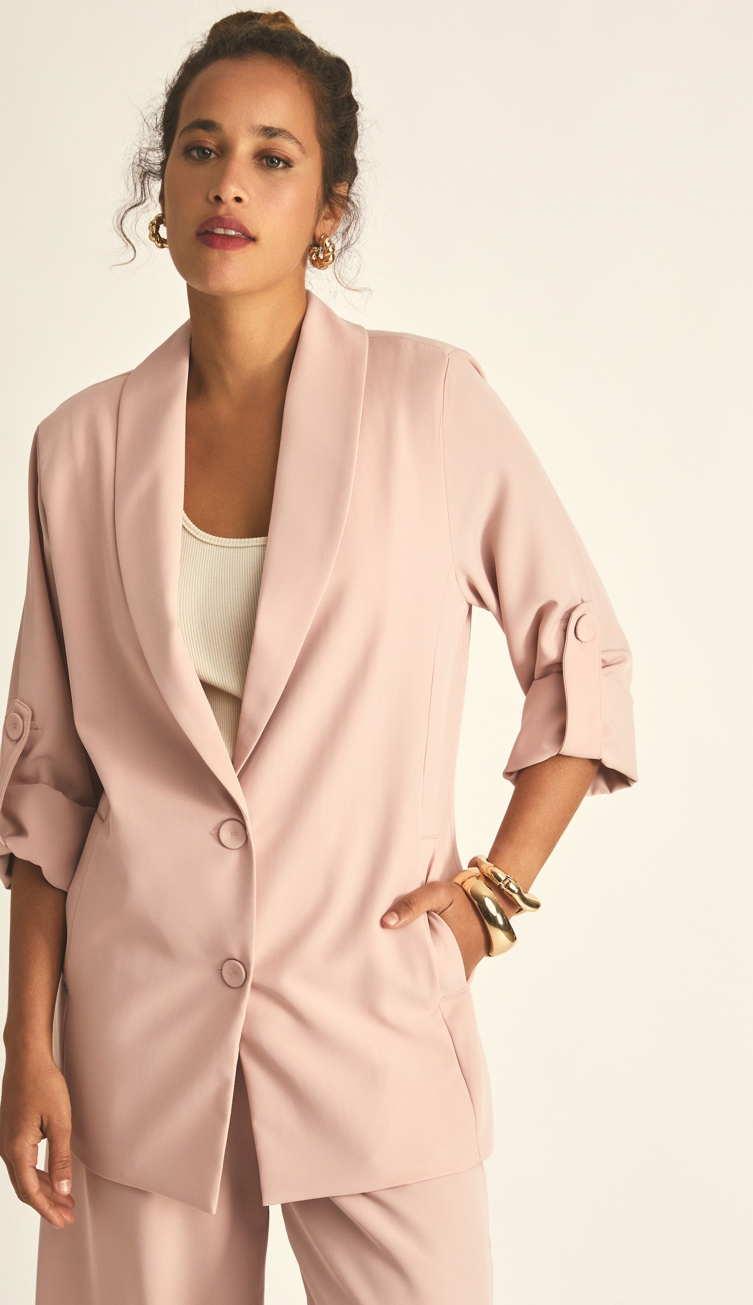 Blazer Camille Nude