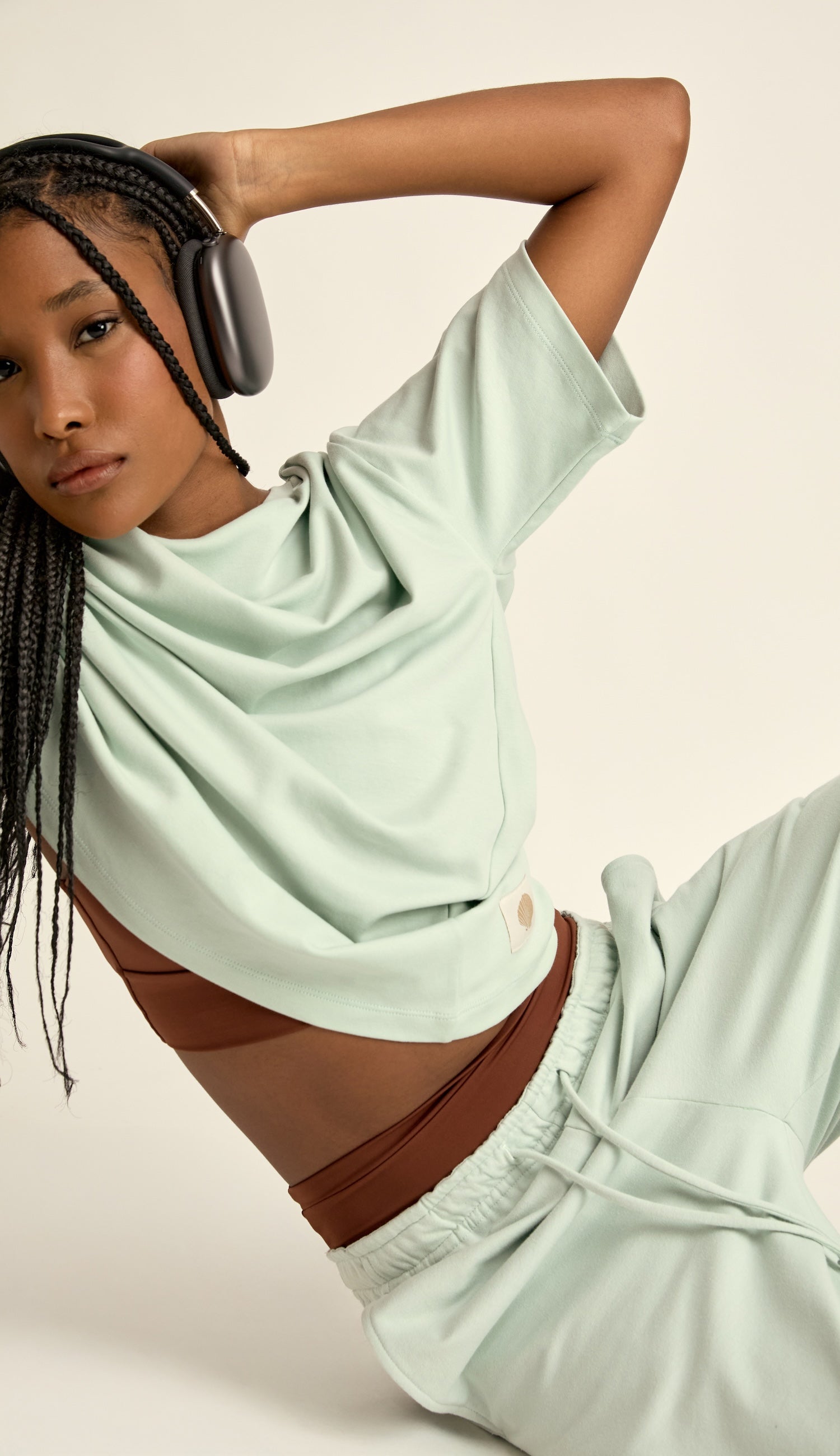 Camiseta Algodão Egípcio Eliana Verde