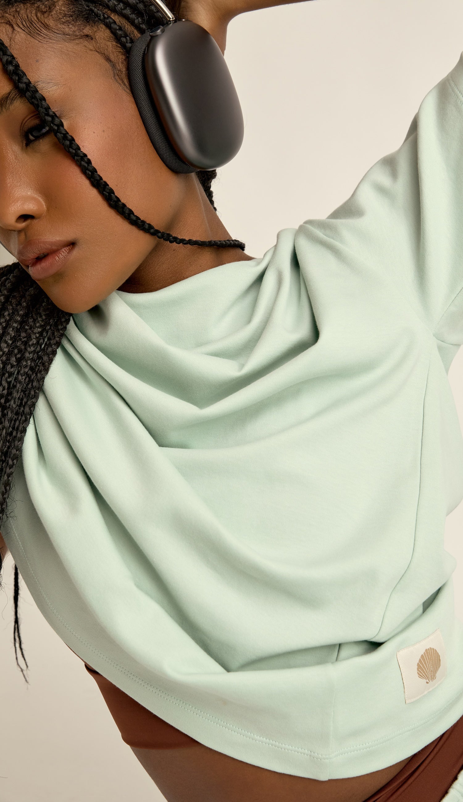 Camiseta Algodão Egípcio Eliana Verde