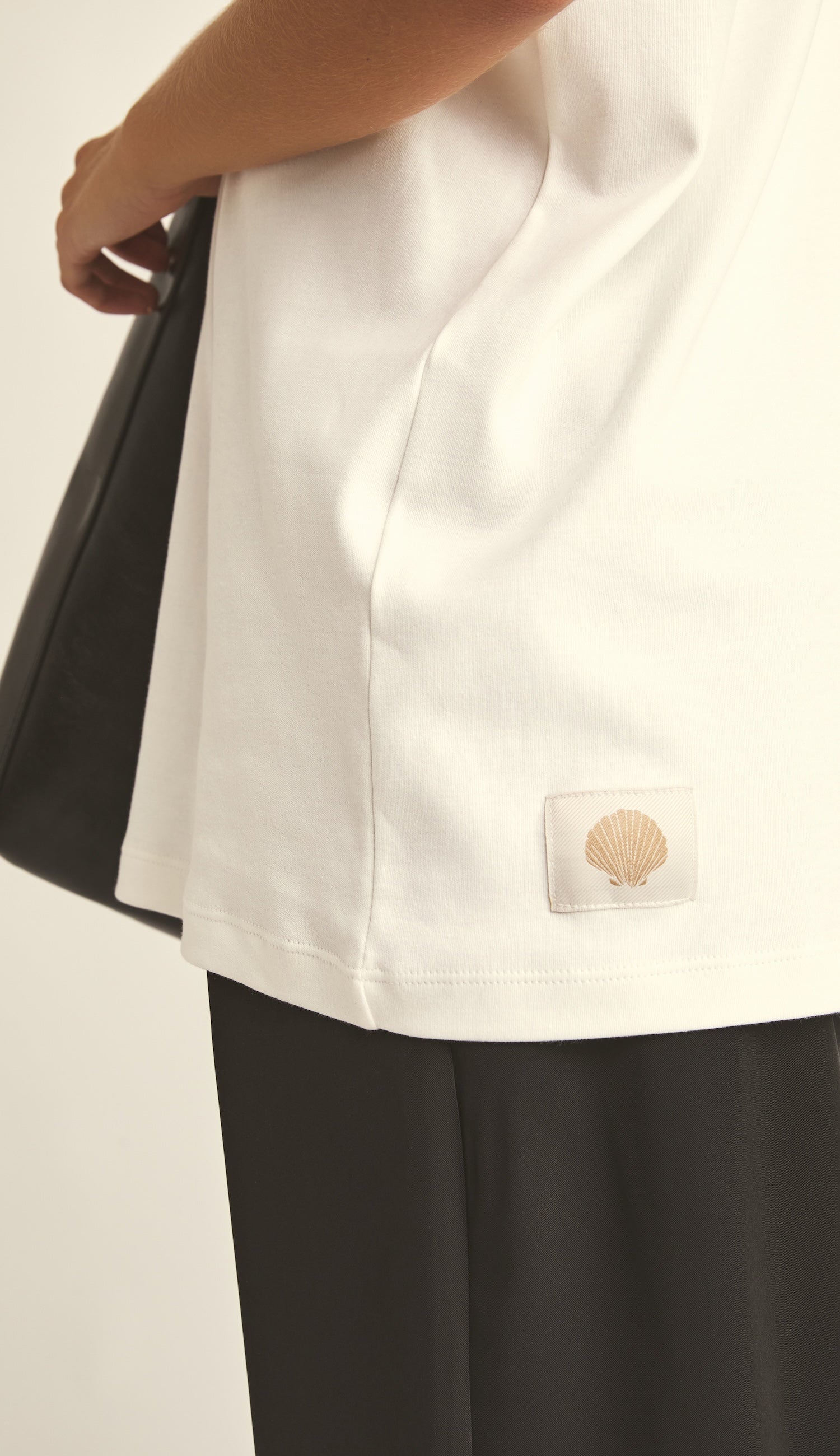 Camiseta Algodão Egípcio Eliana Off White