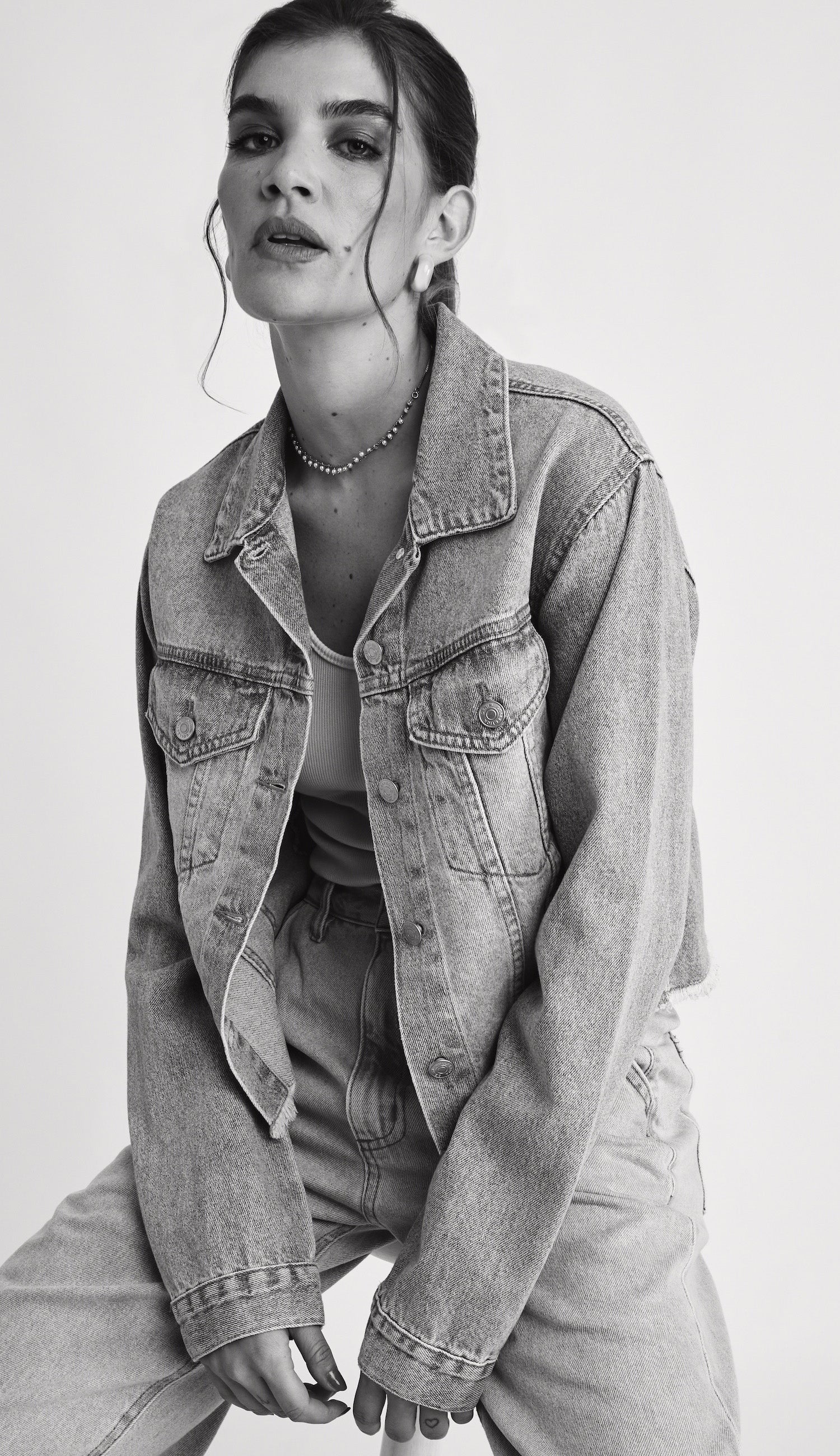 Jaqueta Carina Jeans Escuro