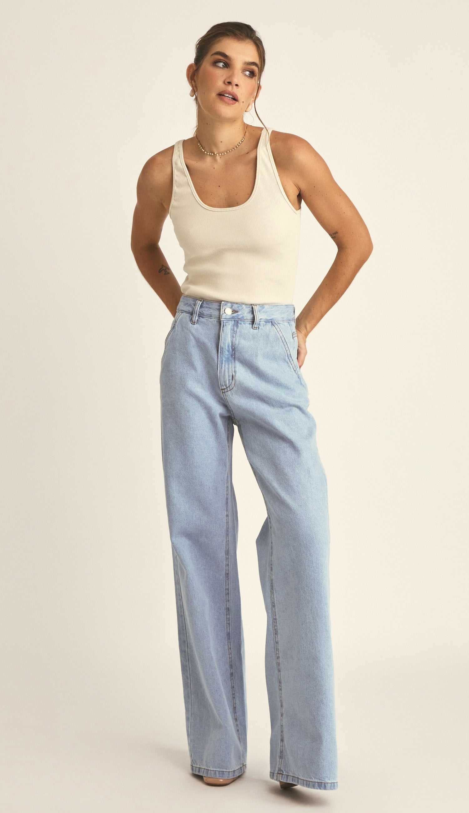 Calça Fiorenza Jeans Claro