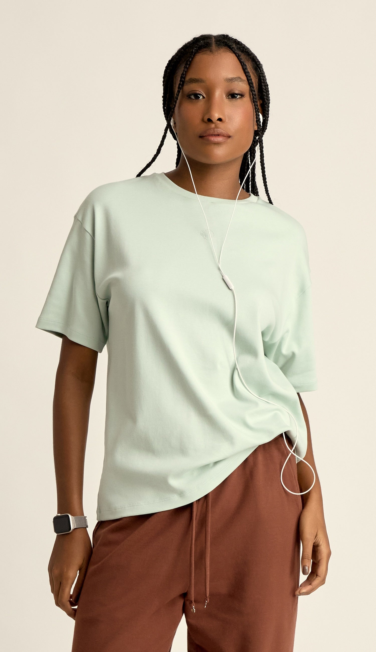 Camiseta Algodão Egipcio Eloá Verde