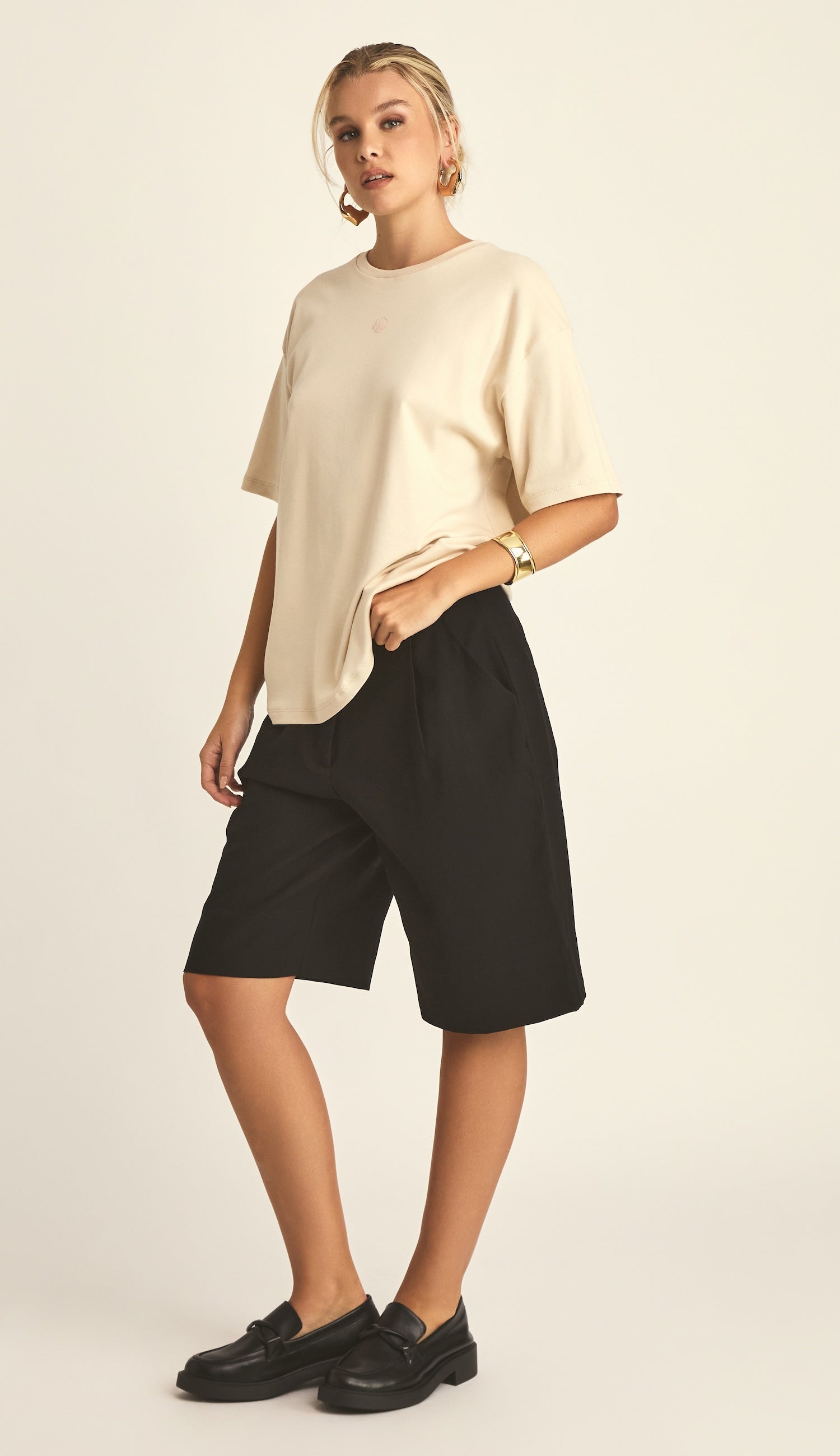 Camiseta Algodão Egipcio Eloá Chantilly