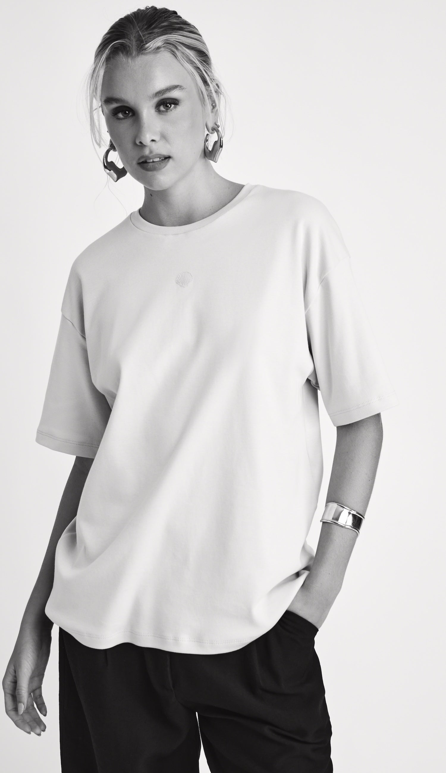 Camiseta Algodão Egipcio Eloá Chantilly