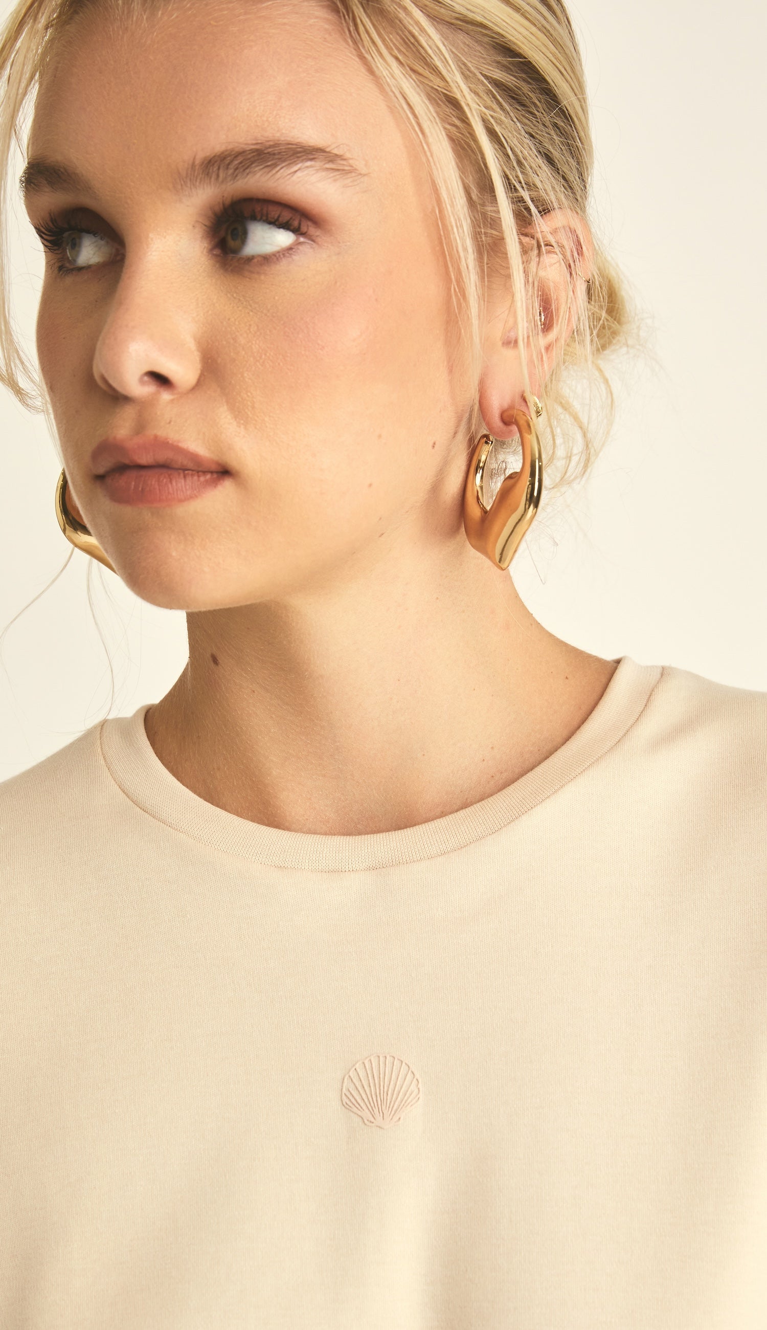 Camiseta Algodão Egipcio Eloá Chantilly