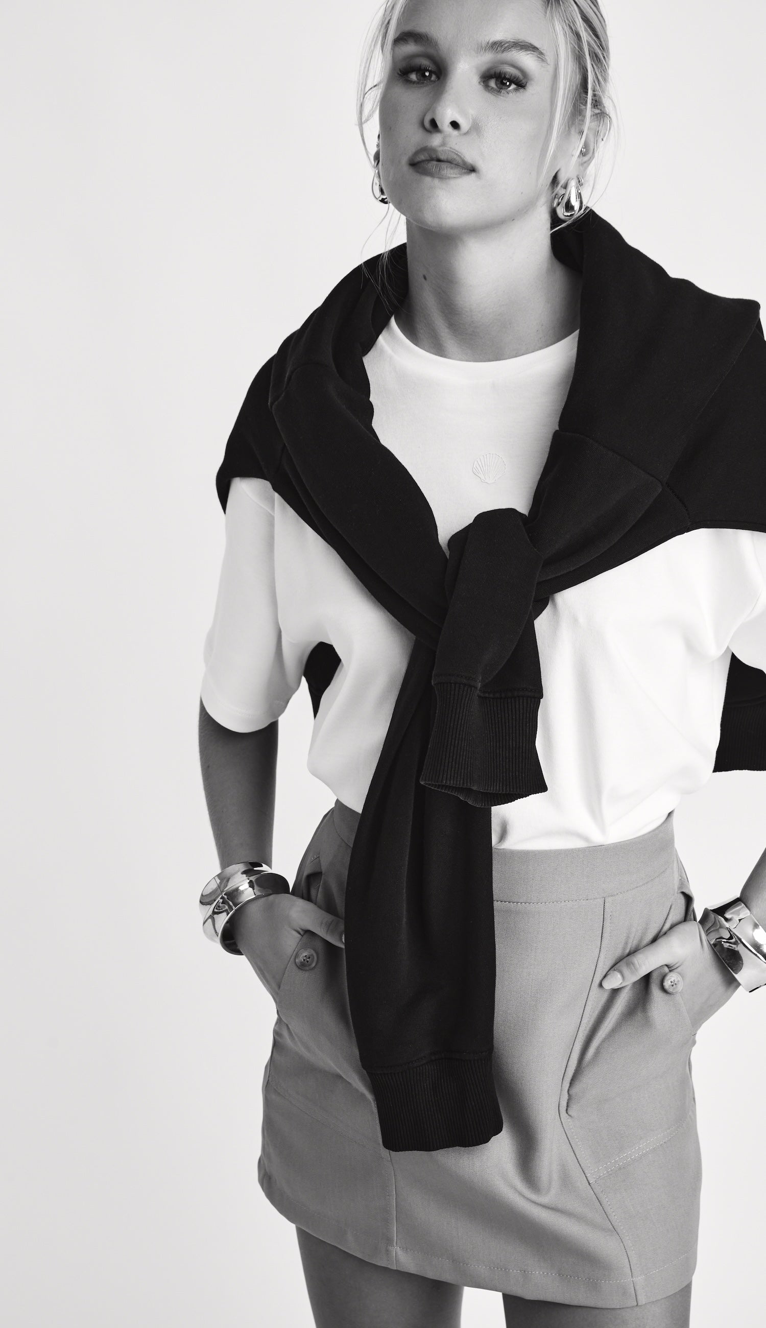 Camiseta Algodão Egipcio Eloá Off White