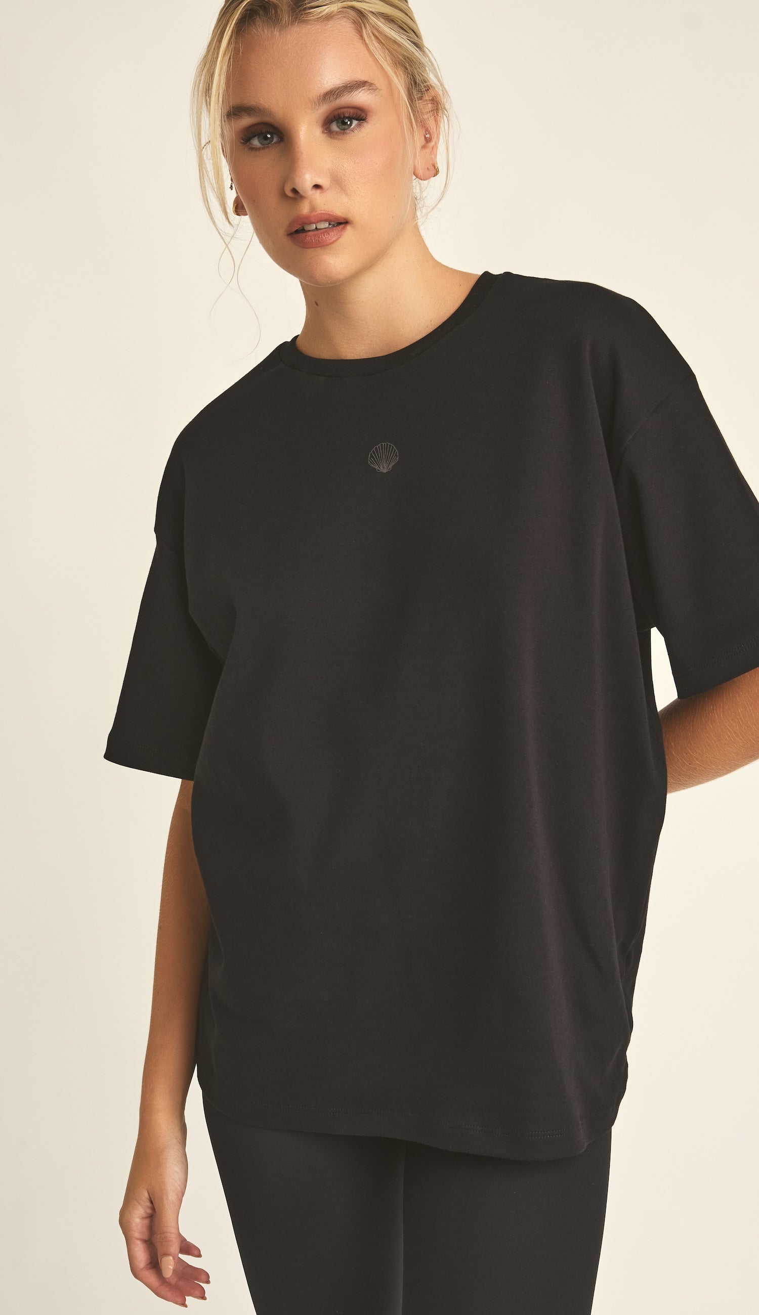 Camiseta Algodão Egipcio Eloá Preto