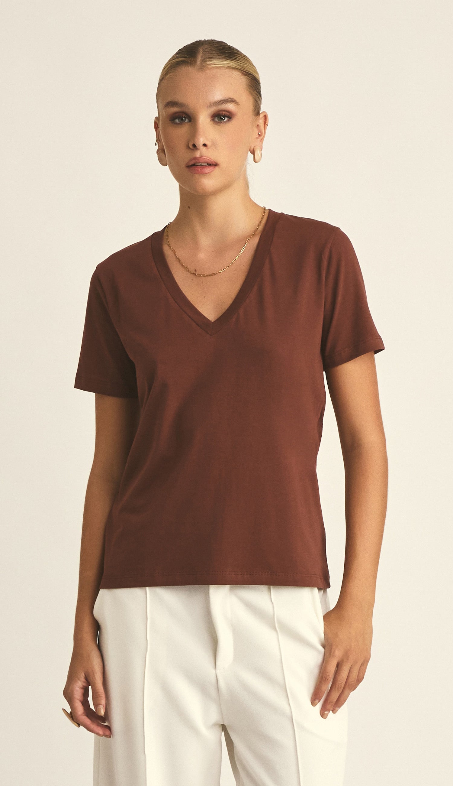 Blusa Emanuela Café