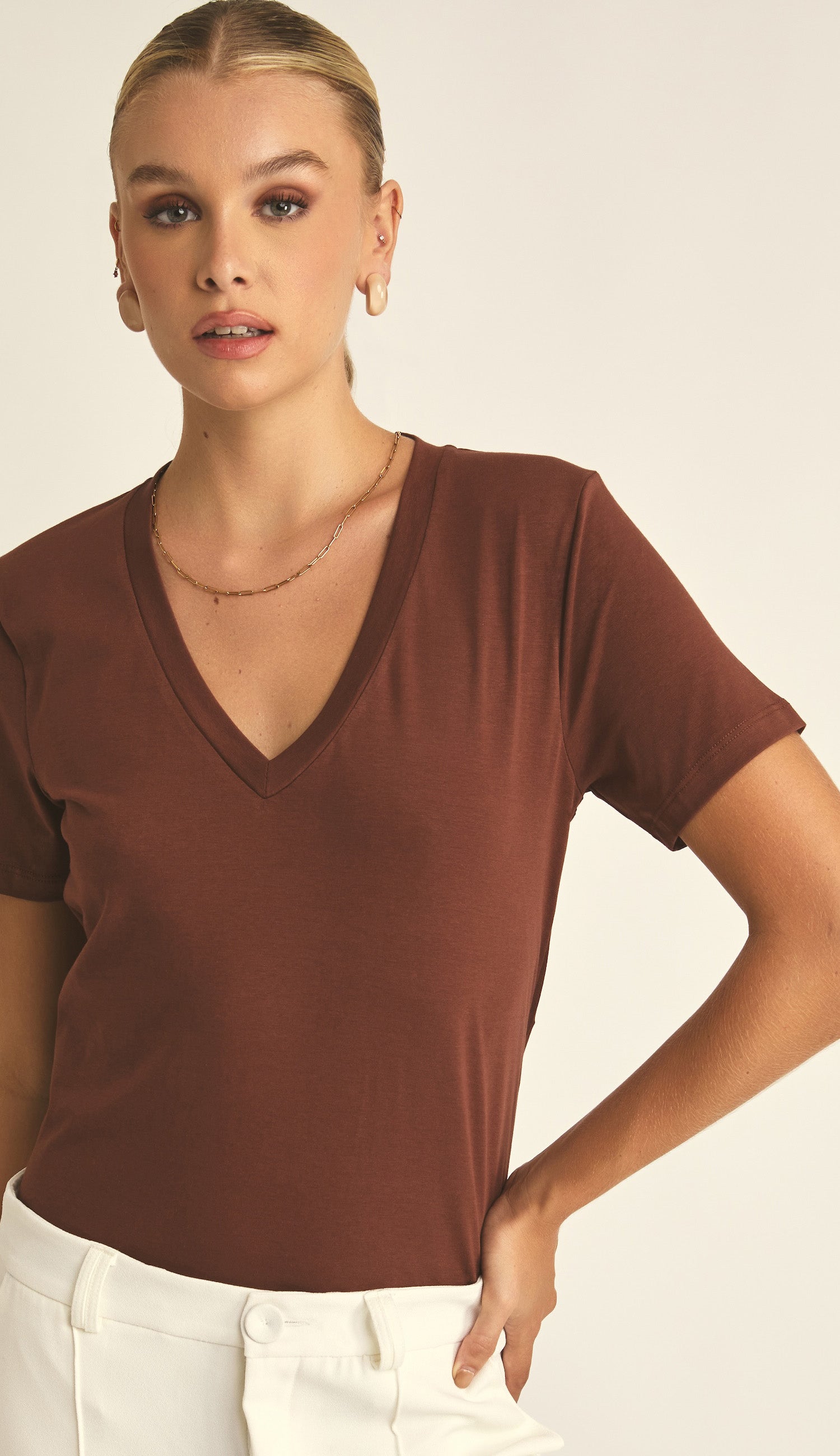 Blusa Emanuela Café