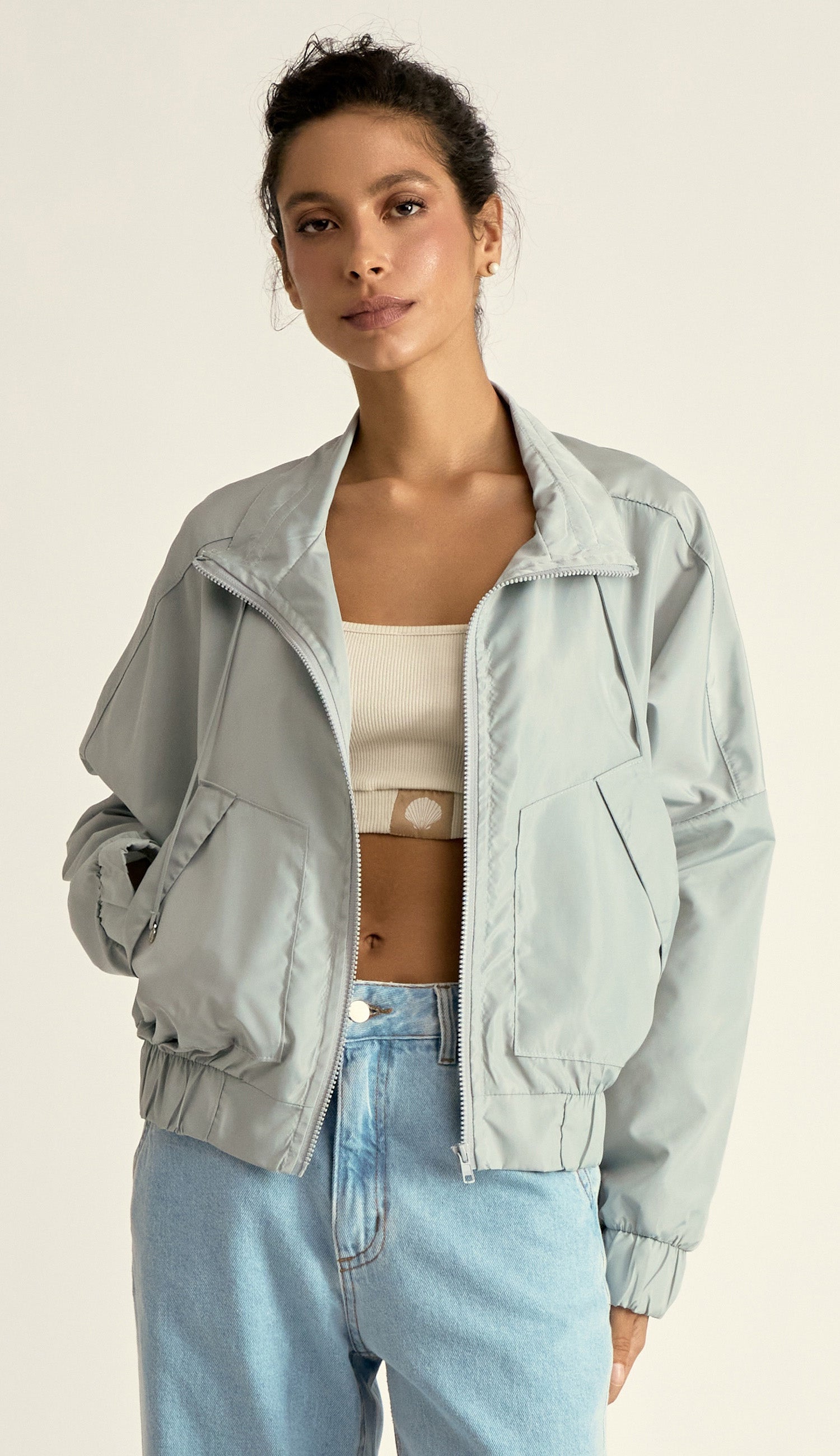 Casaco Francisca Acqua