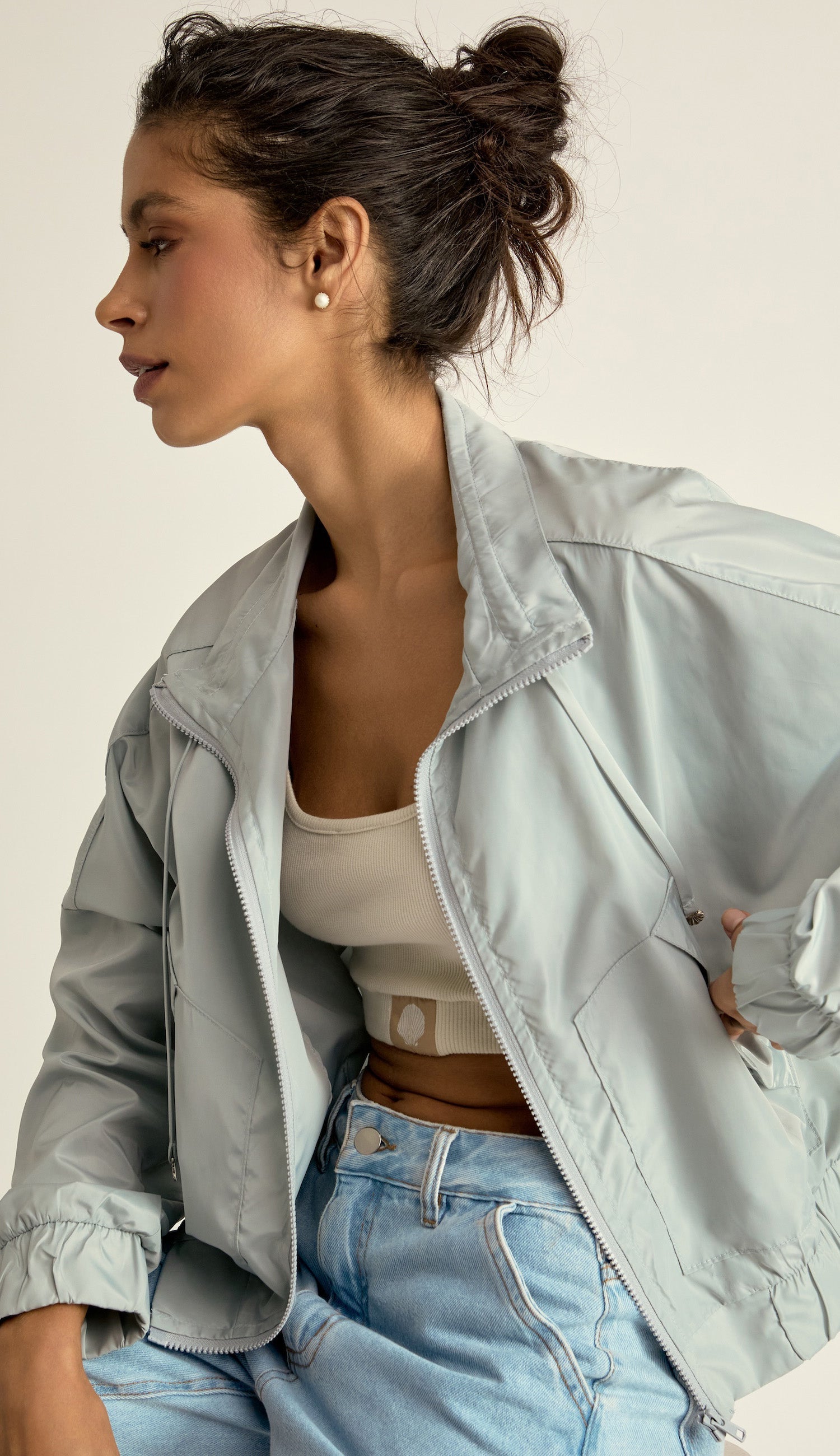 Casaco Francisca Acqua