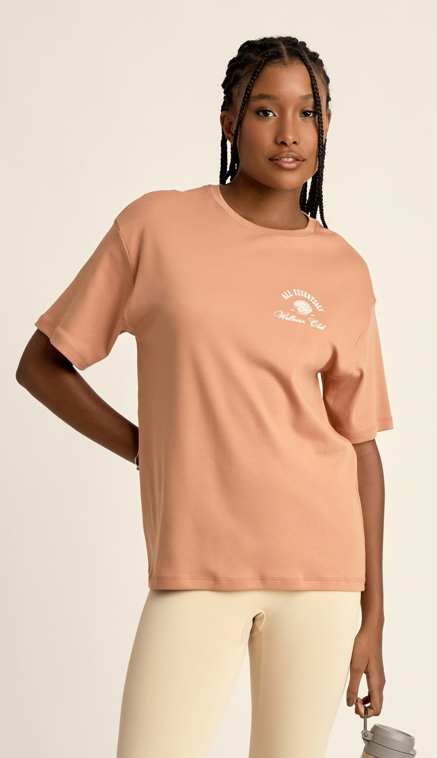 Camiseta Algodão Egipcio Fiji Mocha