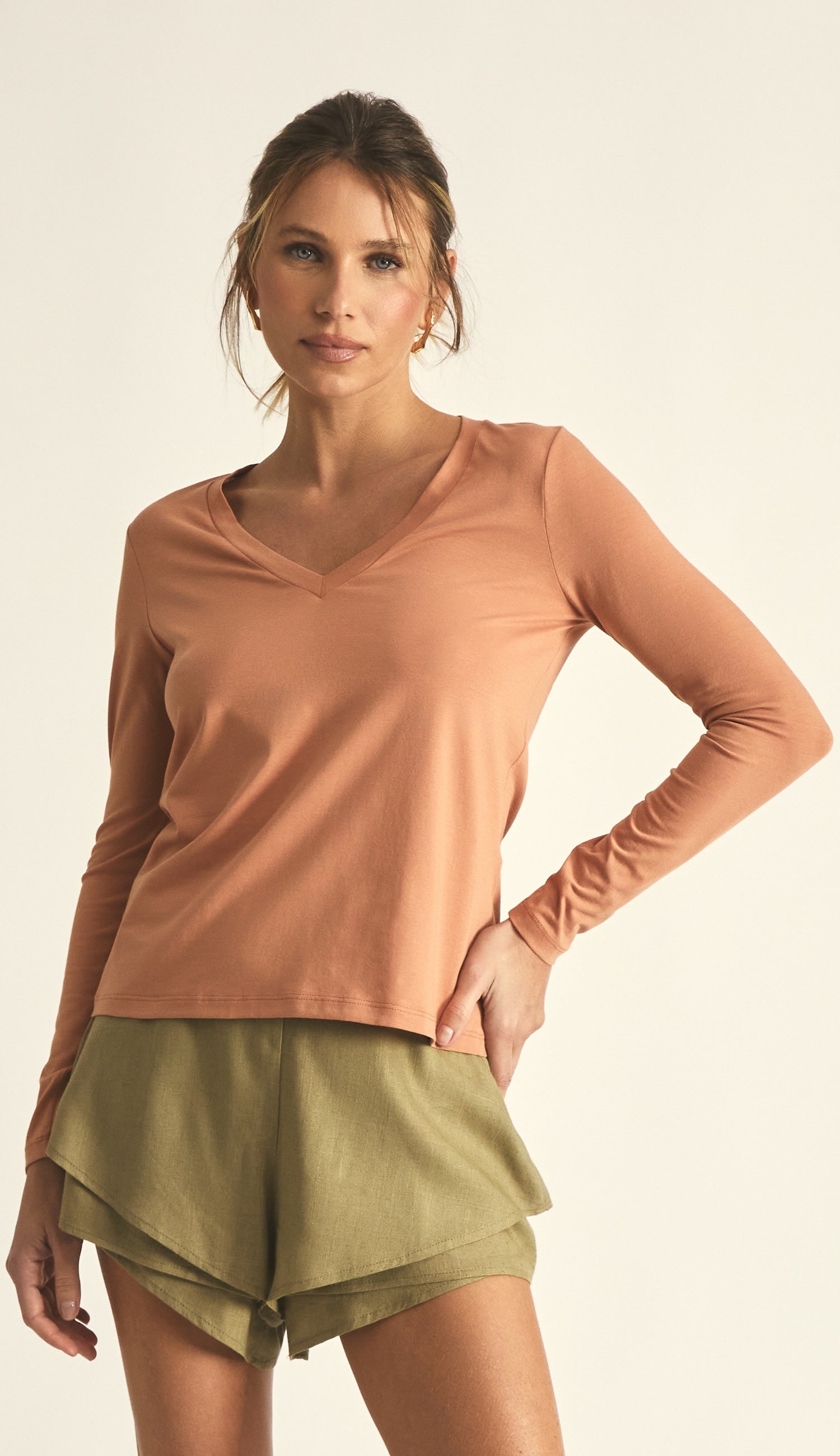 Blusa Giulia Mocha