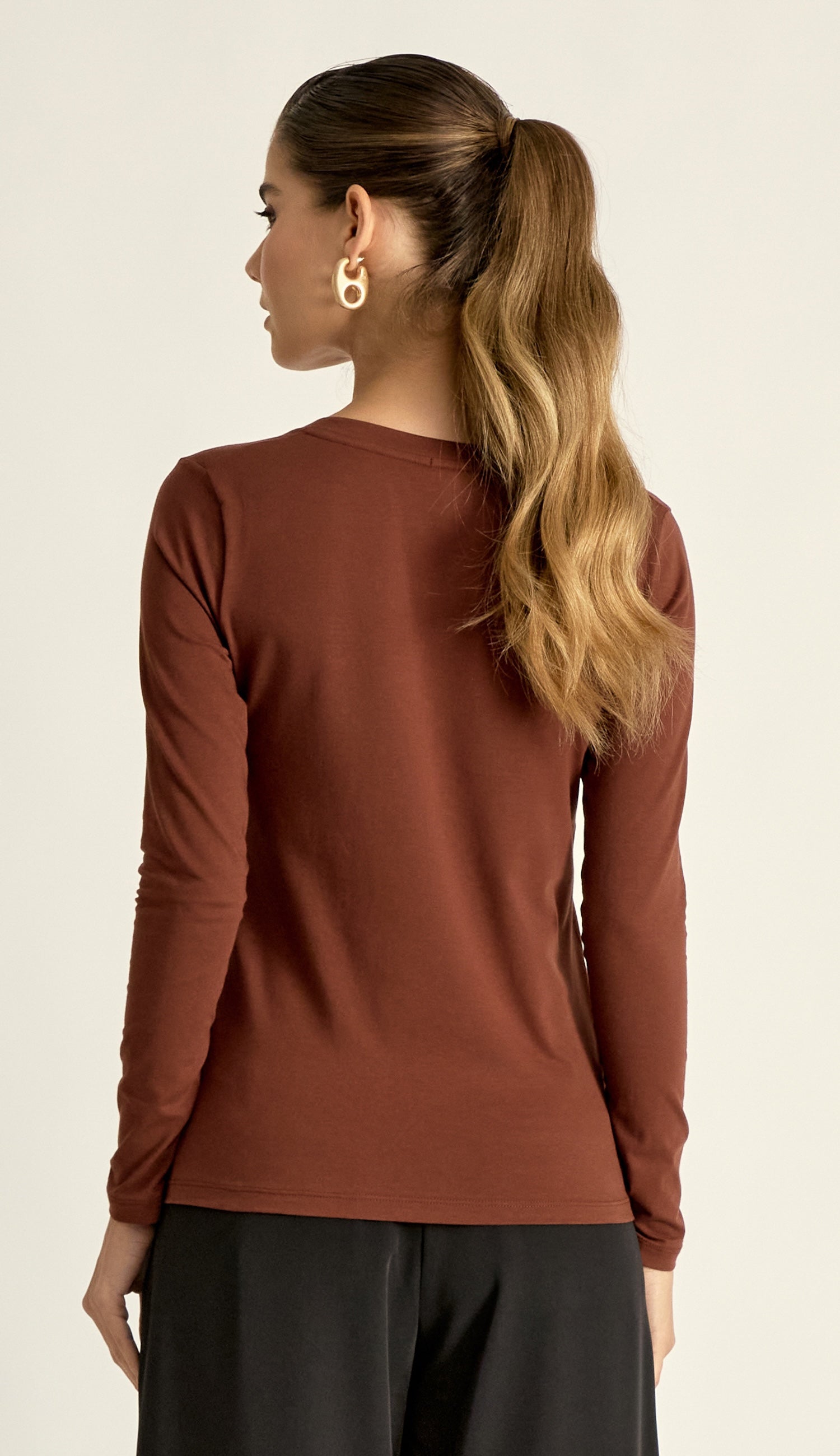 Blusa Giulia Café