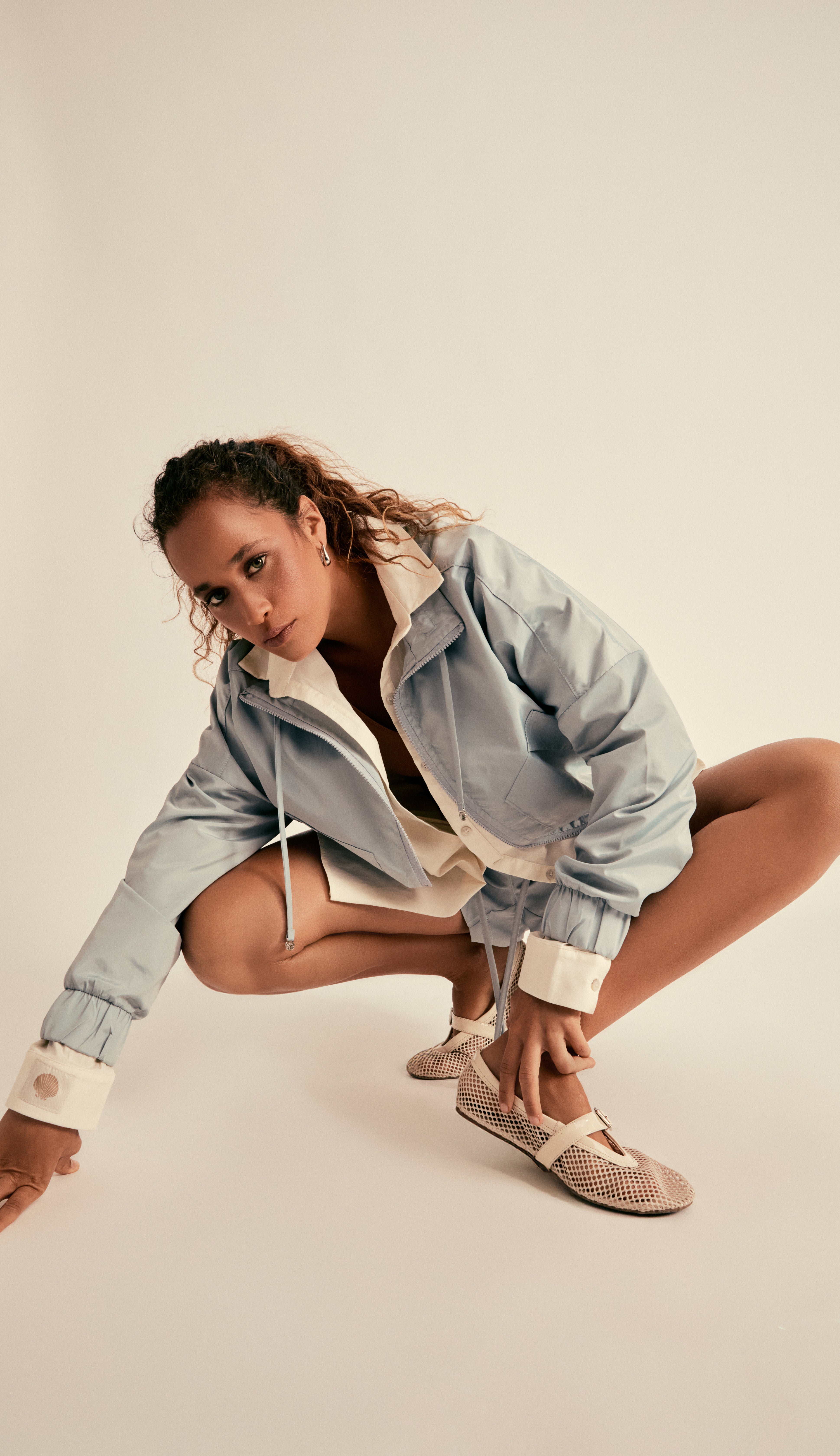 Casaco Francisca Acqua