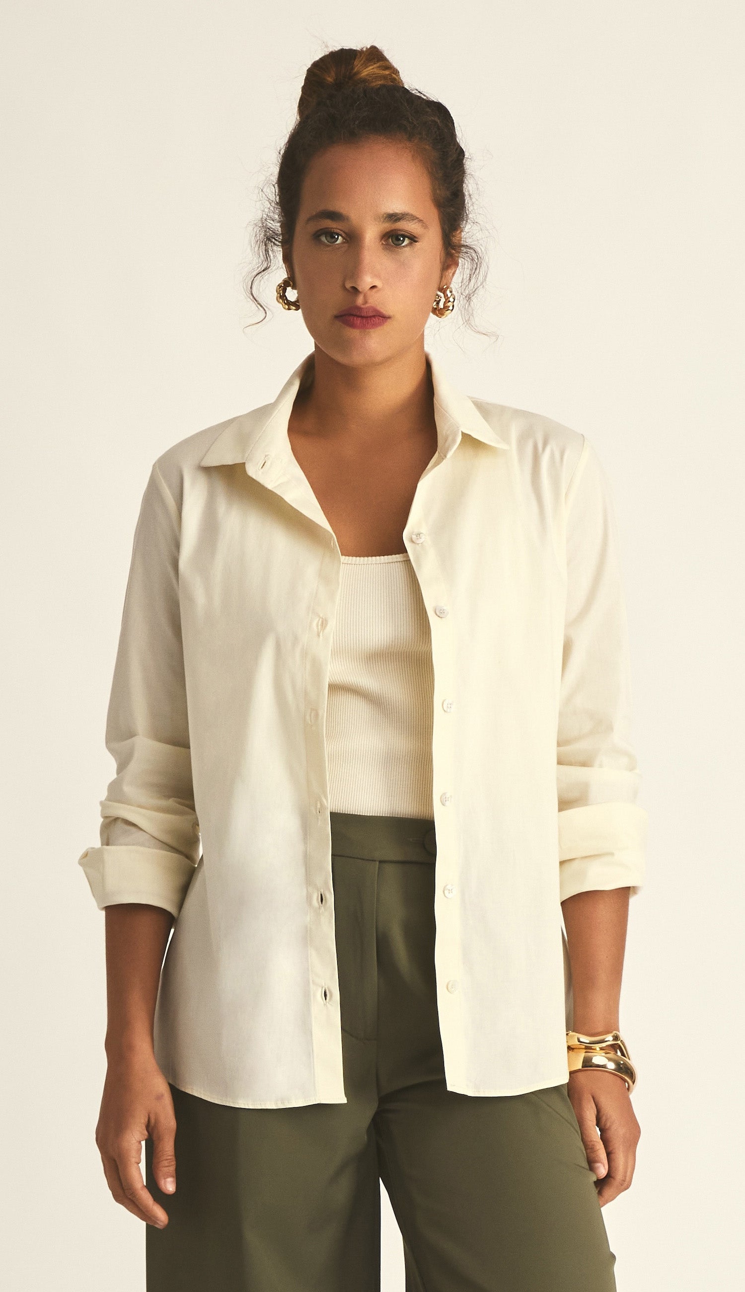 Camisa Elane Off White