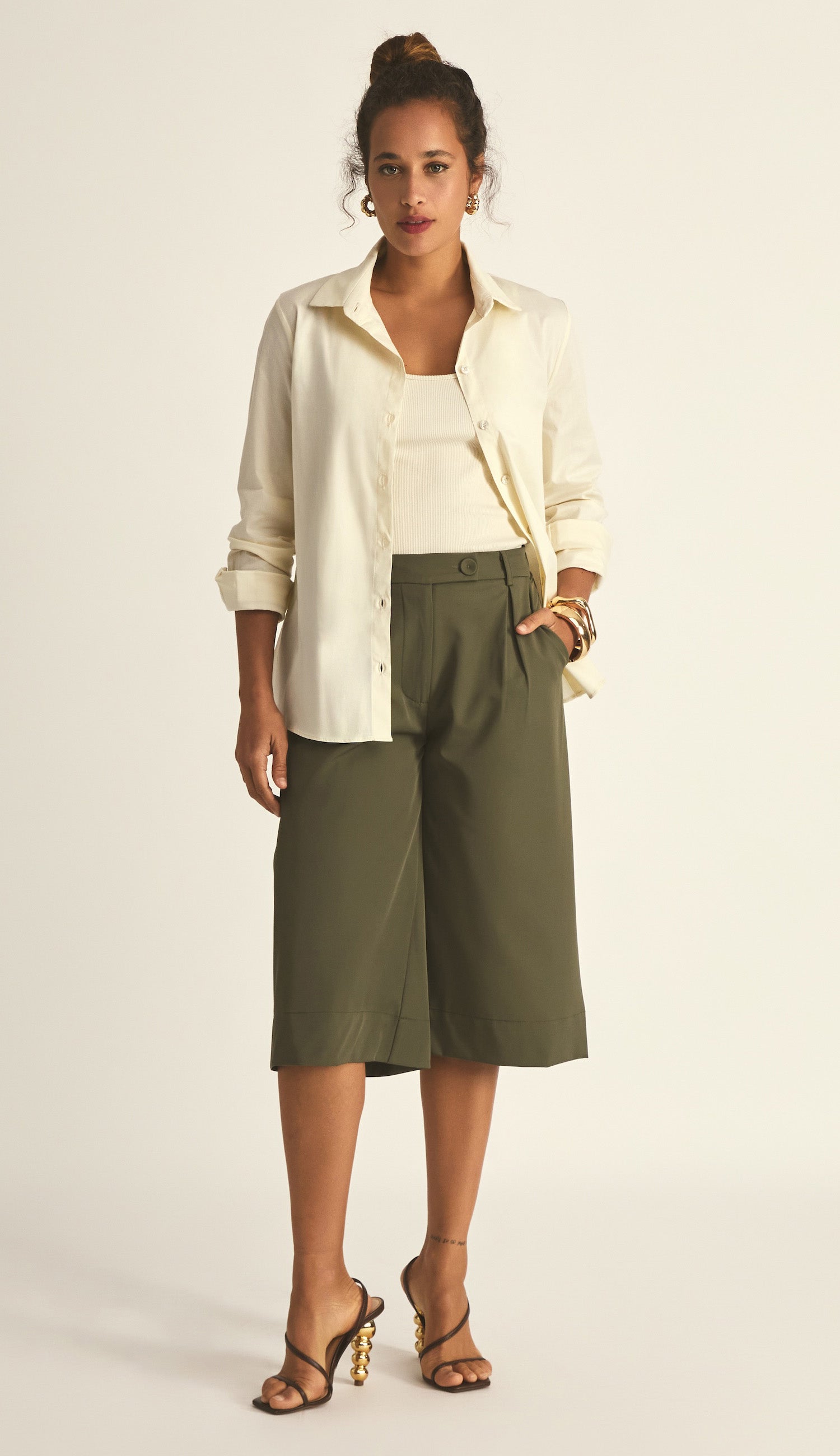 Camisa Elane Off White