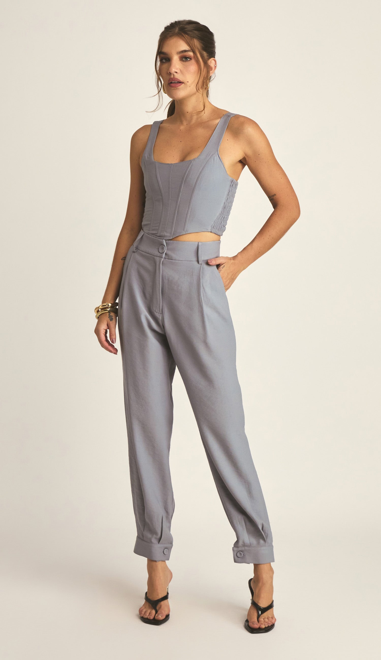 Calça Frederica Cinza