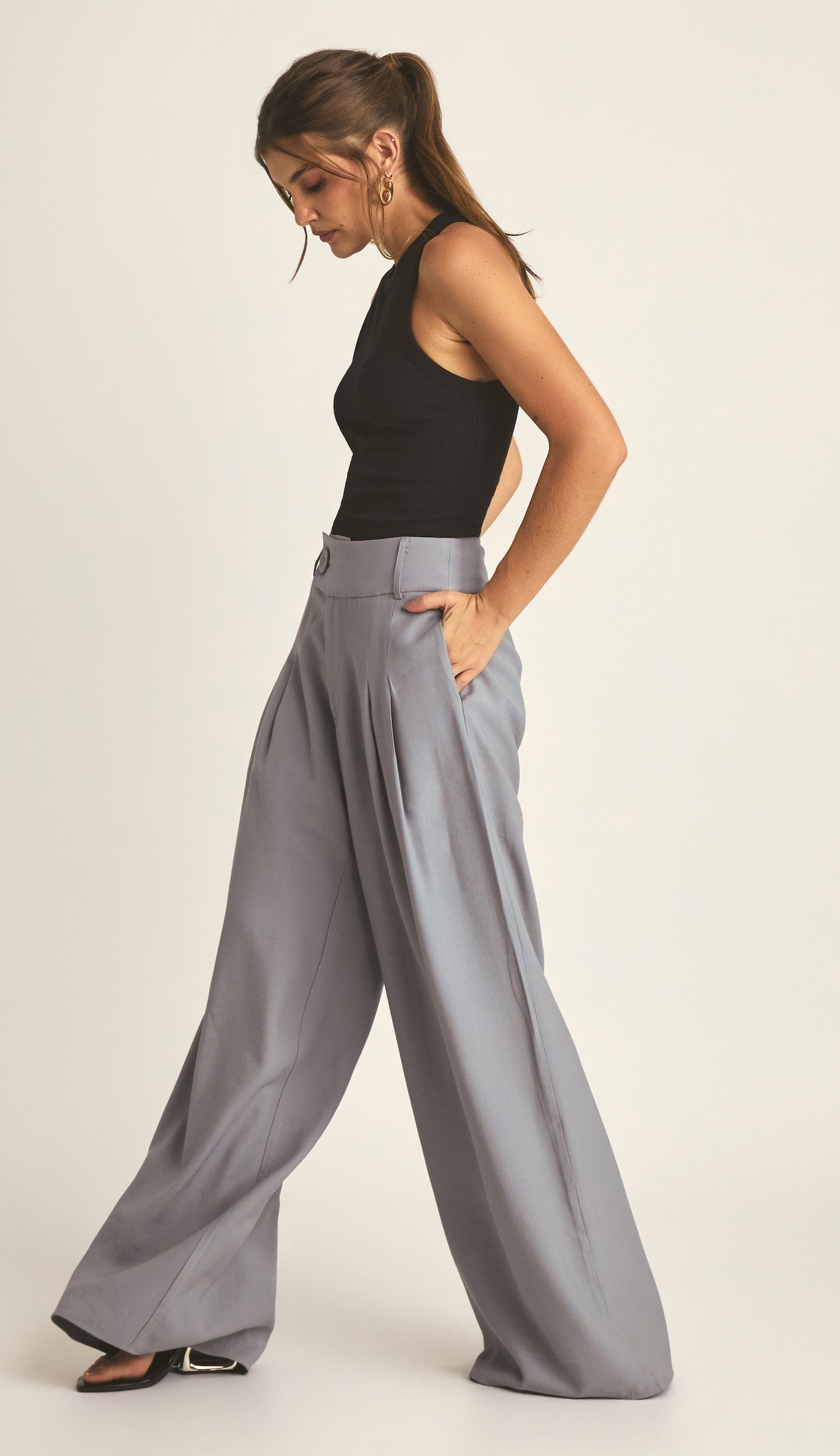 Calça Germana Cinza