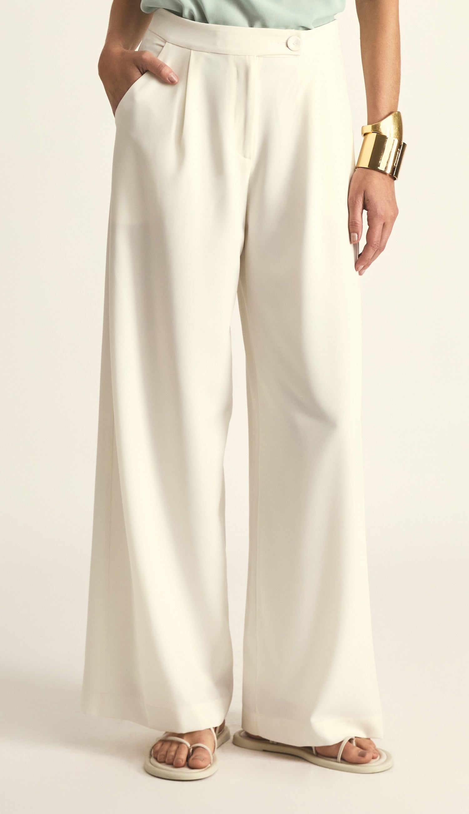 Calça Paula Off White