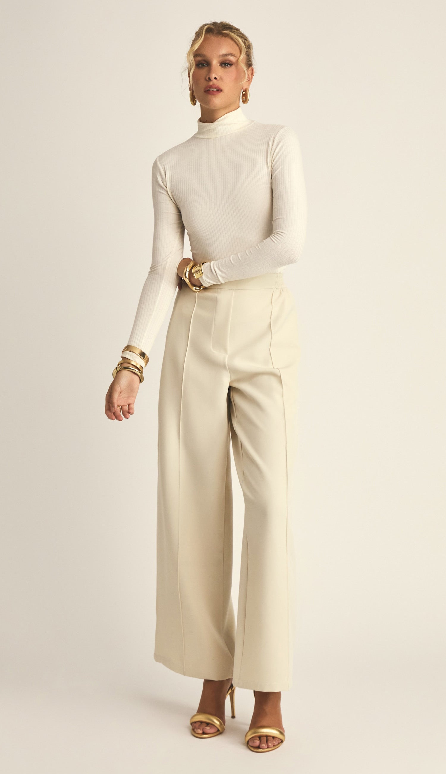 Calça Carol Off White