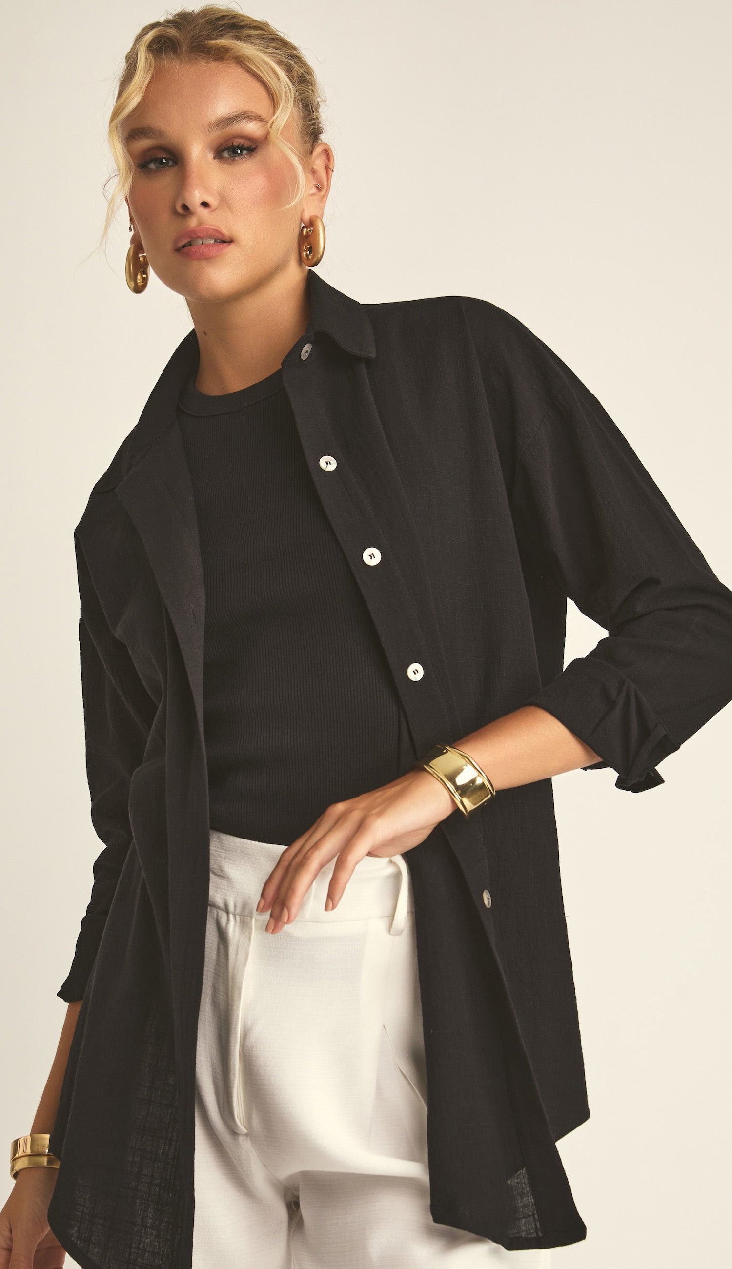 Camisa Salinas Preto