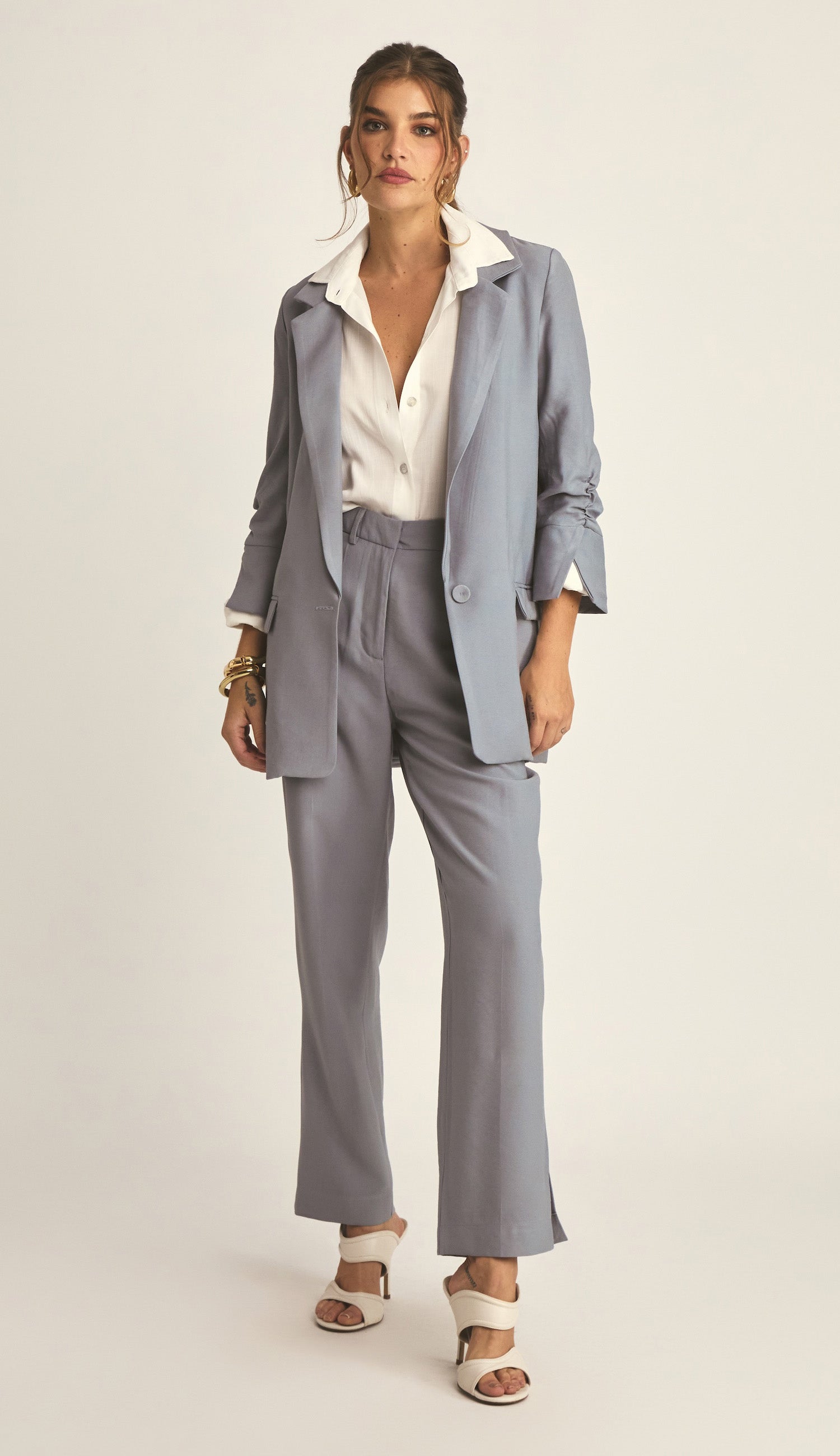 Blazer Caroline Cinza