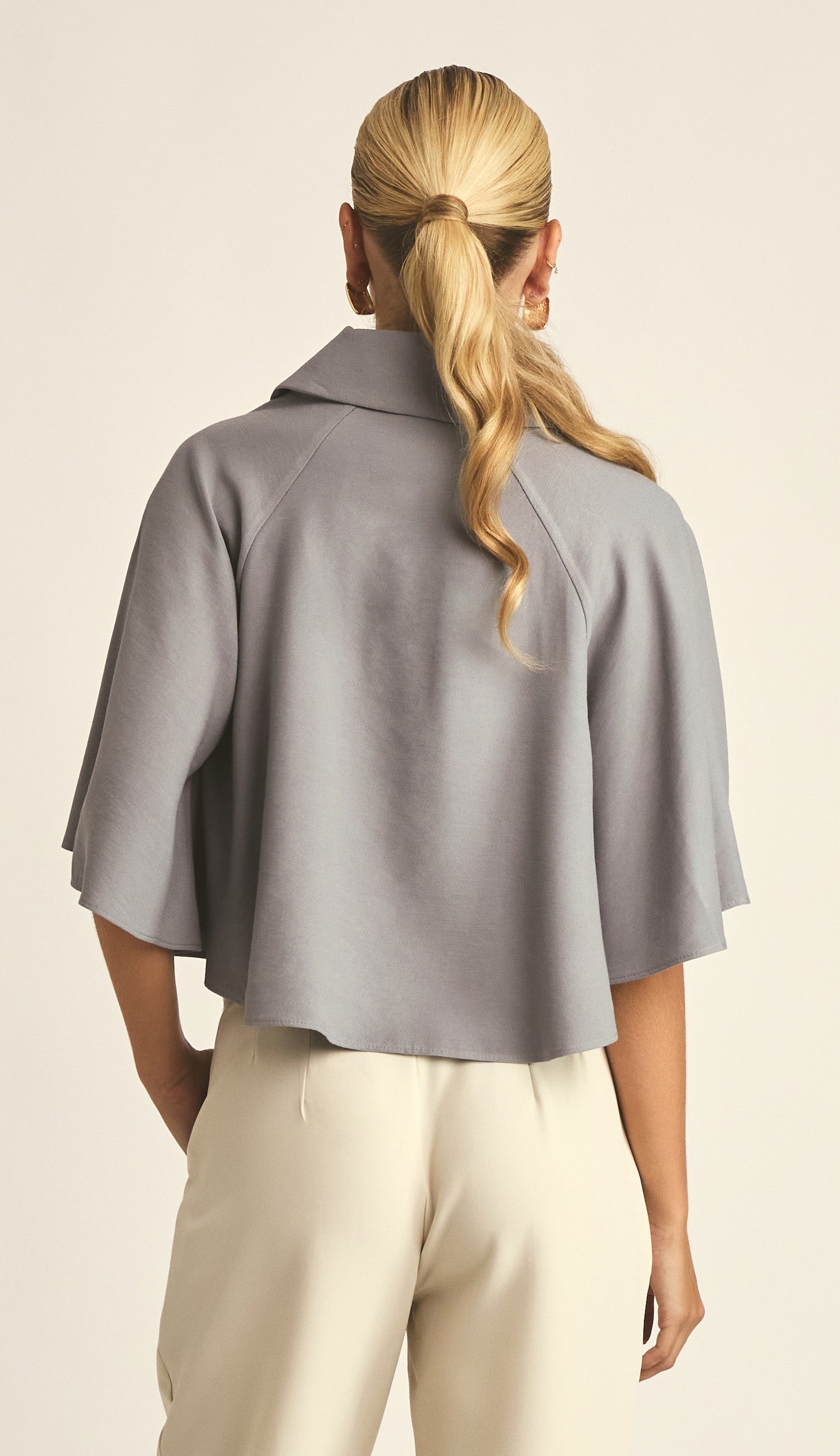 Blusa Cristina Cinza