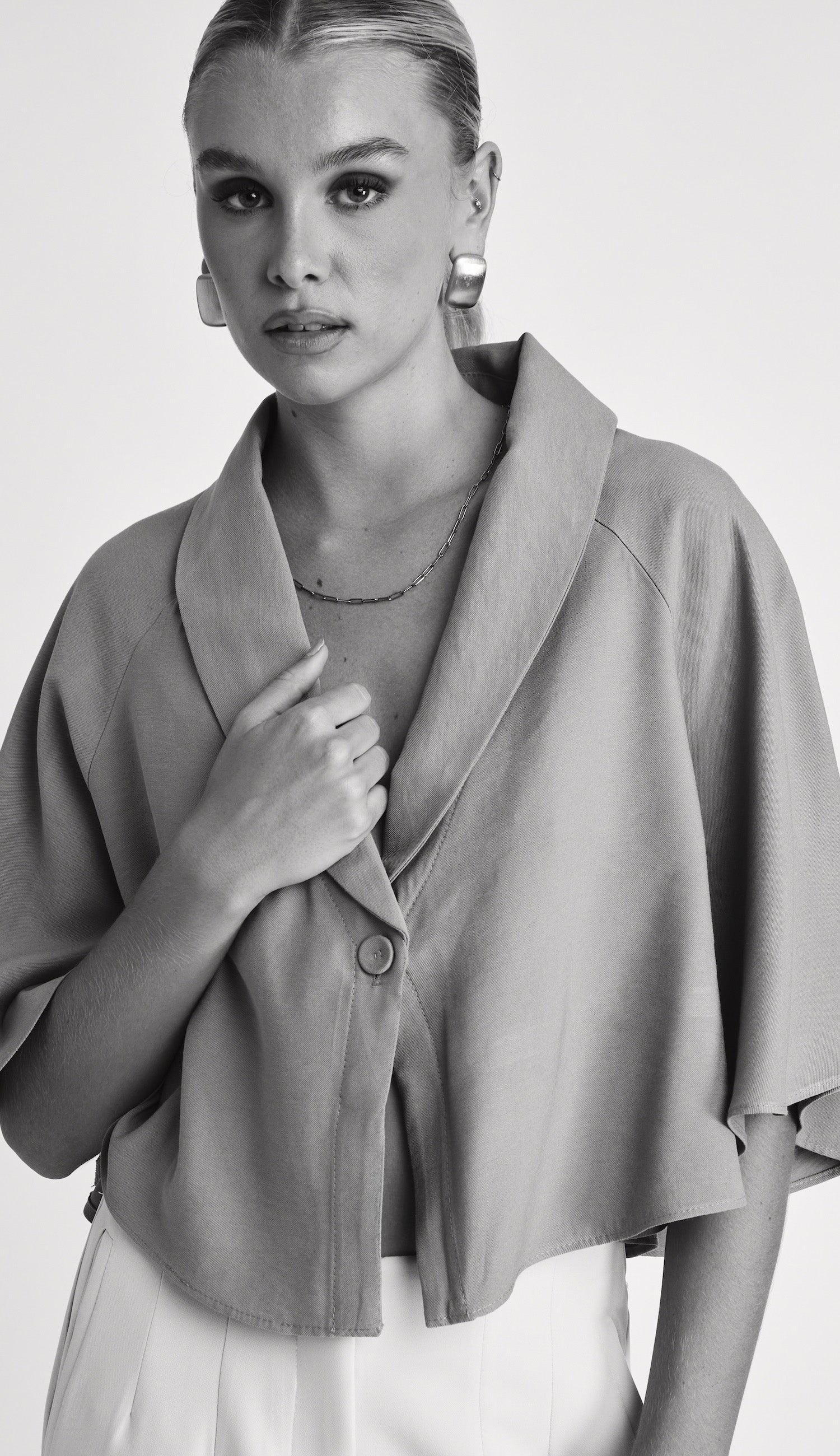 Blusa Cristina Cinza