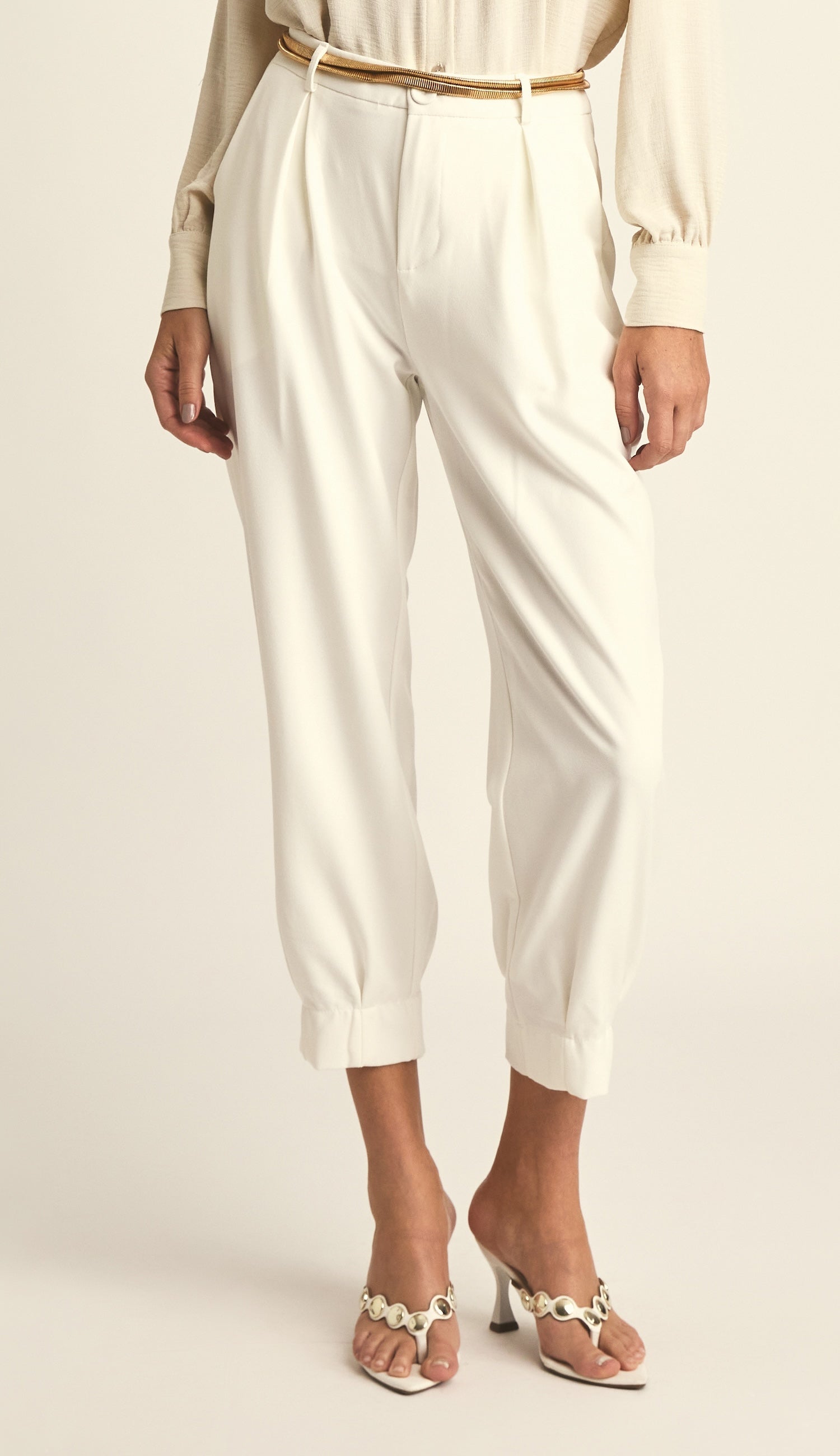 Calça Clarissa Off White