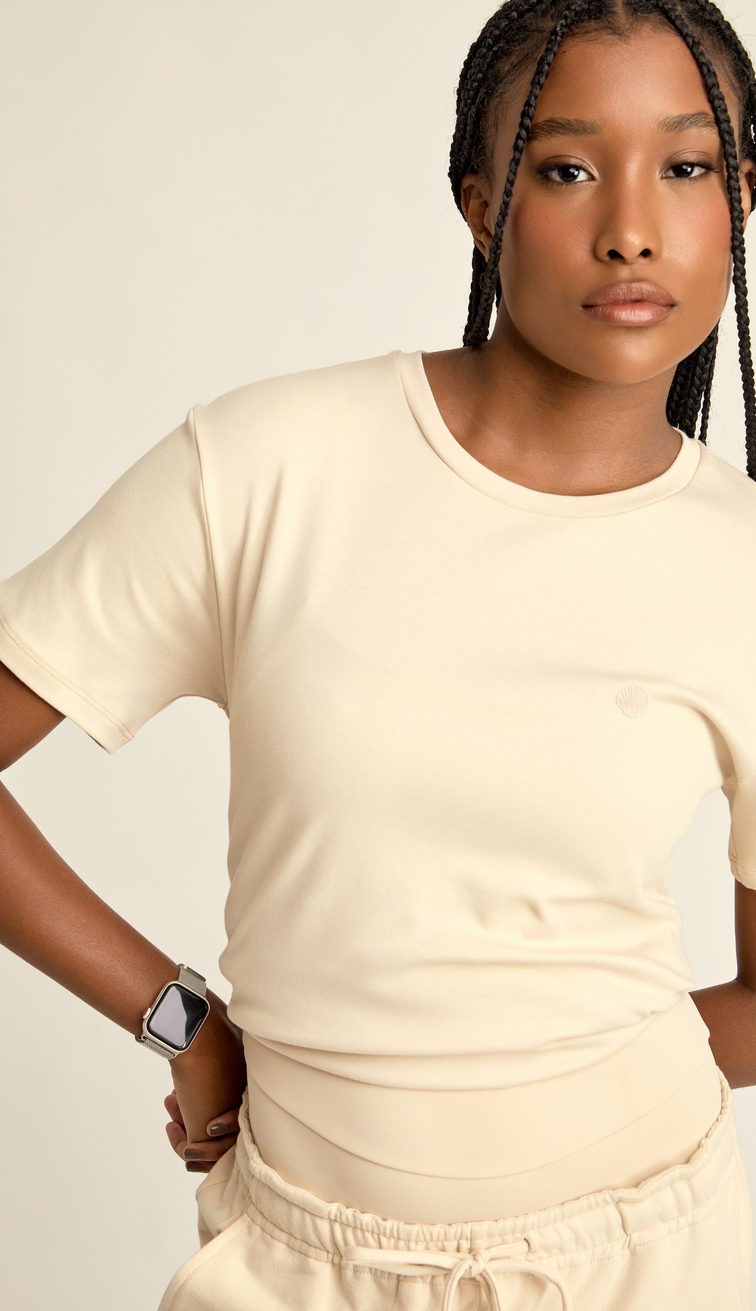 Camiseta Emmeline Chantilly